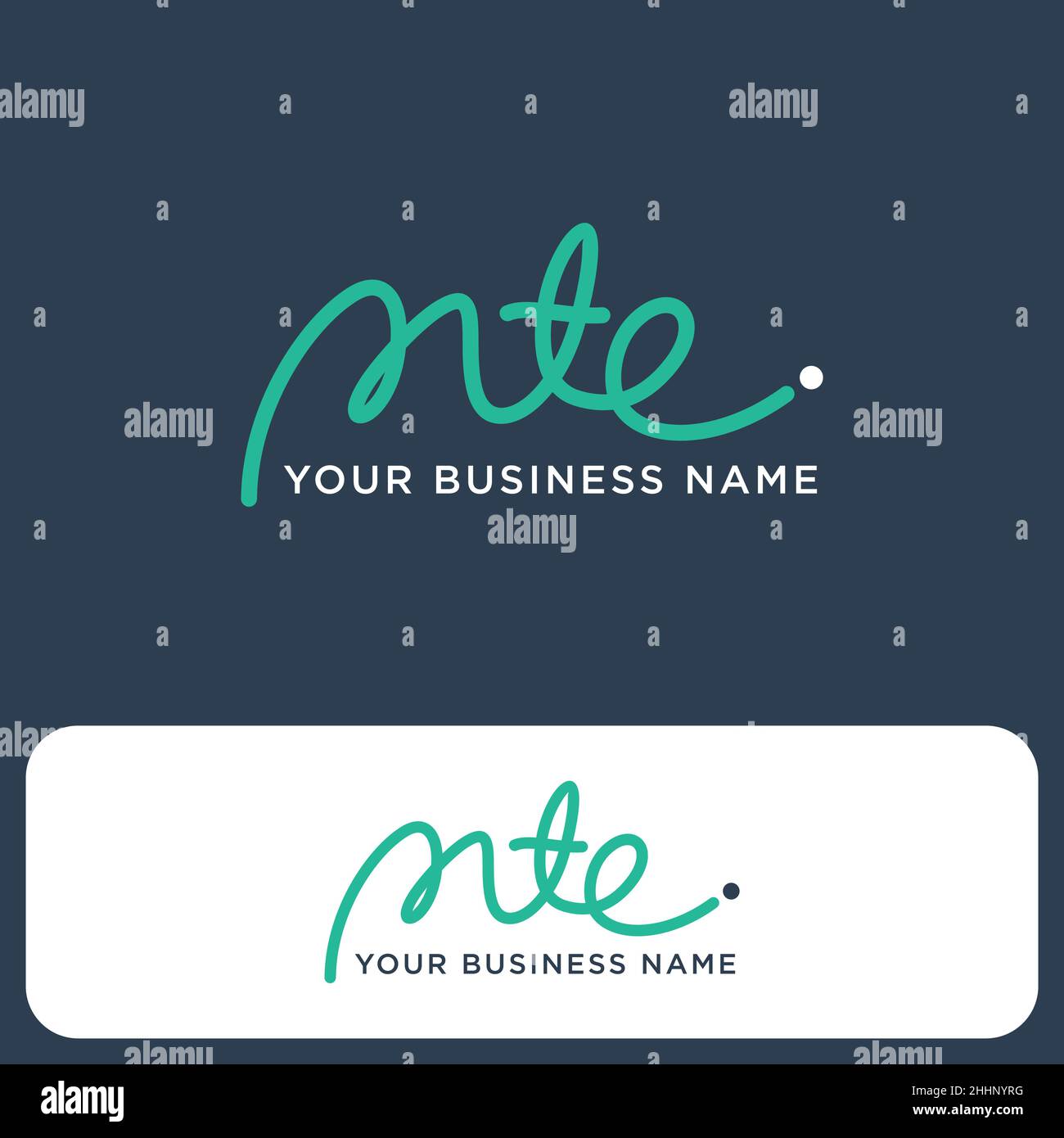 Design caractéristique MTE lettre logo concept.Illustration vectorielle EPS.8 EPS.10 Illustration de Vecteur