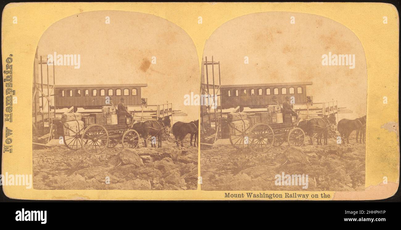 [Groupe de 9 vues stéréographiques des calèches, des stagecoaches et des wagons] 1860s–80s Inconnu.[Groupe de 9 vues stéréographiques des voitures, des stagecoaches et des wagons].Inconnu (américain).1860s–80s.Impressions en argent à base d'albumine.Photographies Banque D'Images