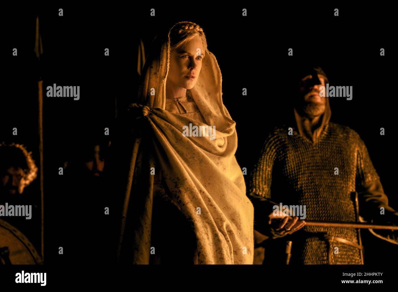 The Northman est un film historique épique américain à venir réalisé par Robert Eggers, co-écrit par Eggers et Sjón.Situé au début du dixième siècle en Islande.Cette photographie est à usage éditorial exclusif et est le droit d'auteur de la compagnie de film et/ou le photographe assigné par la compagnie de film ou de production et ne peut être reproduite que par des publications en conjonction avec la promotion du film ci-dessus. Banque D'Images