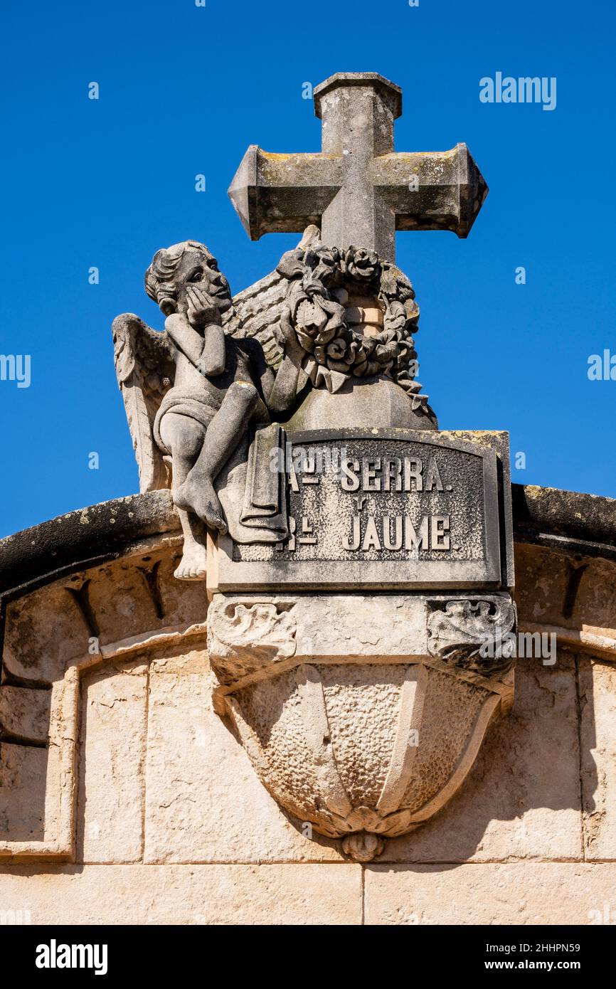 Marratxi, cimetière municipal, Majorque, Iles Baléares, Espagne Banque D'Images