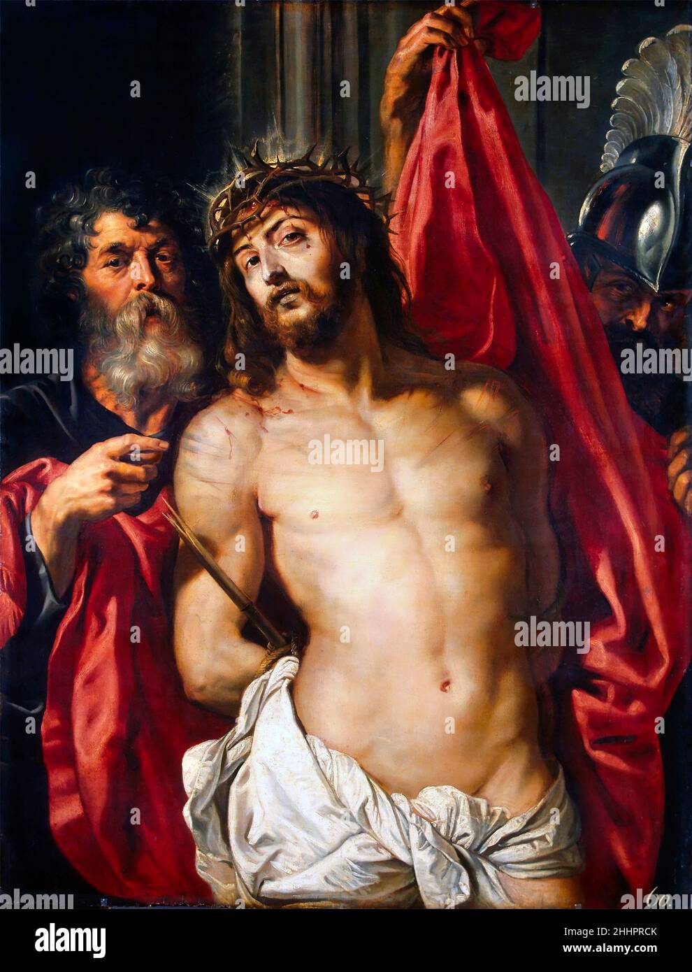 ECCE Homo par Peter Paul Rubens (1577-1640), huile sur toile, avant 1612 Banque D'Images