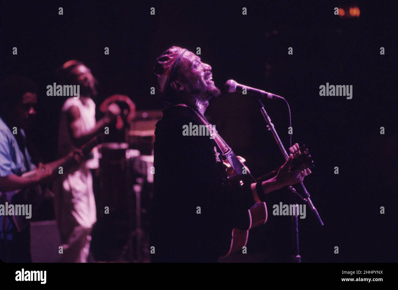 Jimmy Cliff se produit en direct au Ventura Theatre, Ventura CA 1988 juillet.Crédit photo devrait se lire: Andrea Donati Banque D'Images