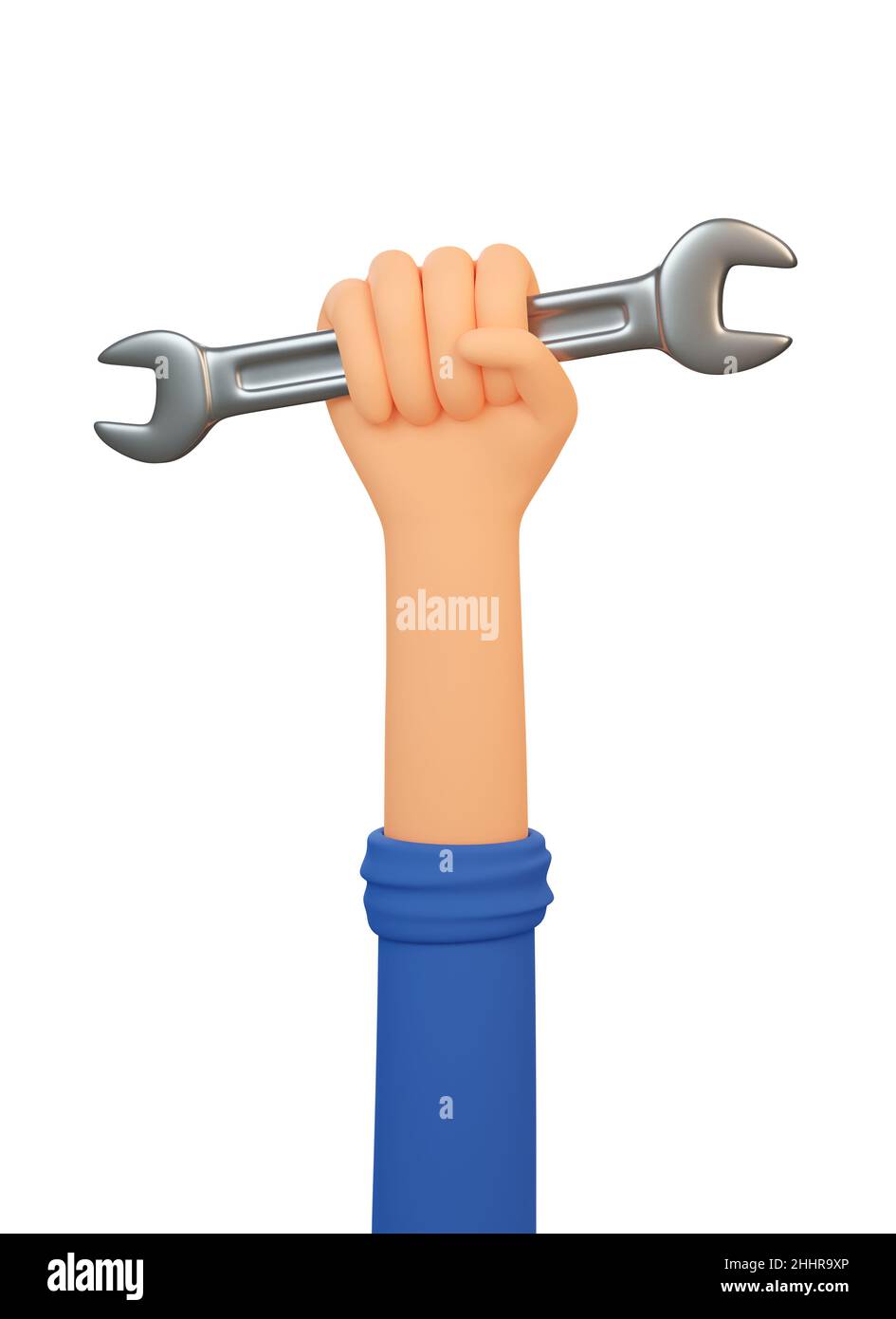 3d poignées pour clés Banque D'Images