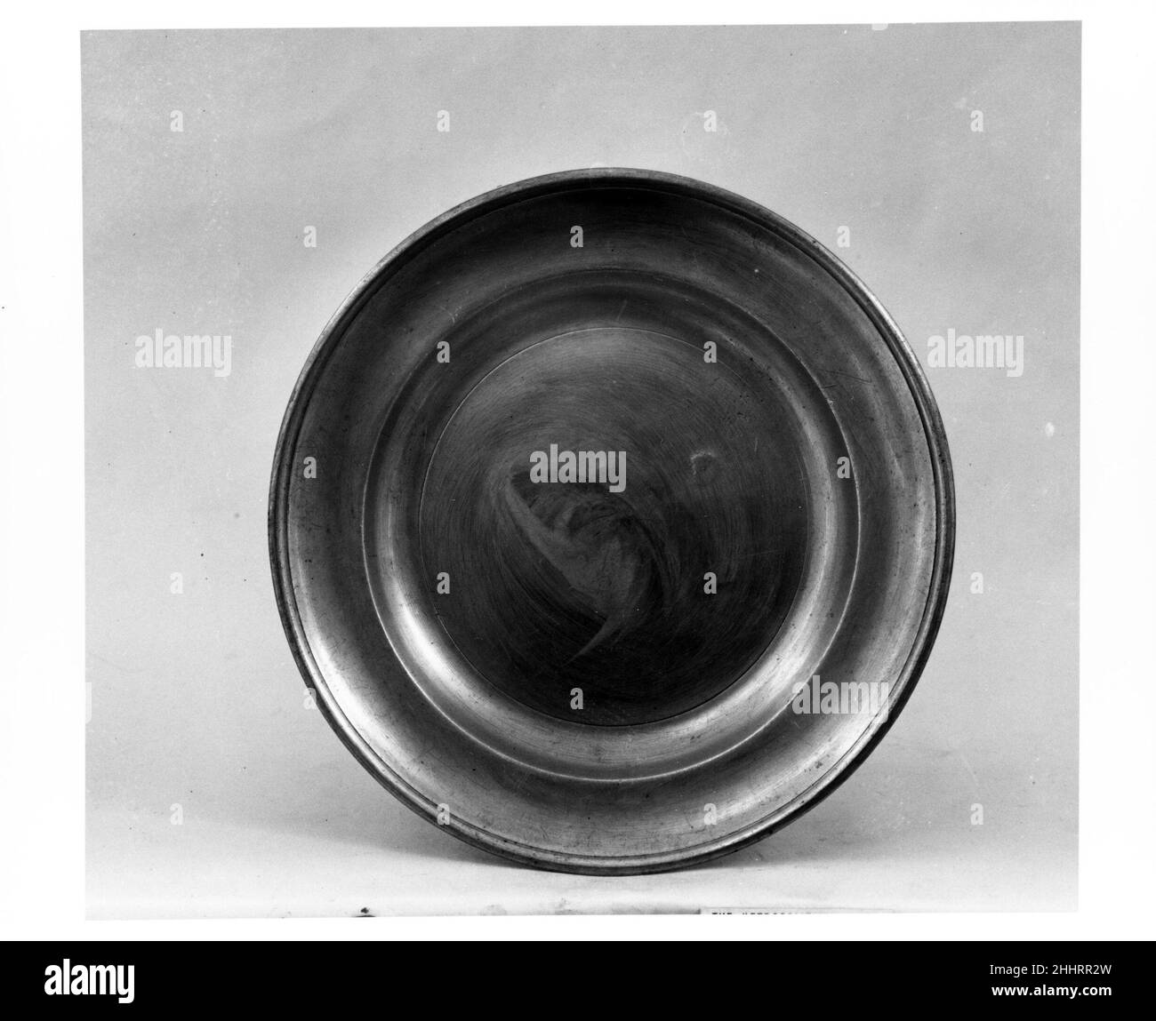 Planche 1780–88 Joseph Danforth.Plaque.Américain.1780–88.Étain.Fabriqué à Middletown, Connecticut, États-Unis Banque D'Images