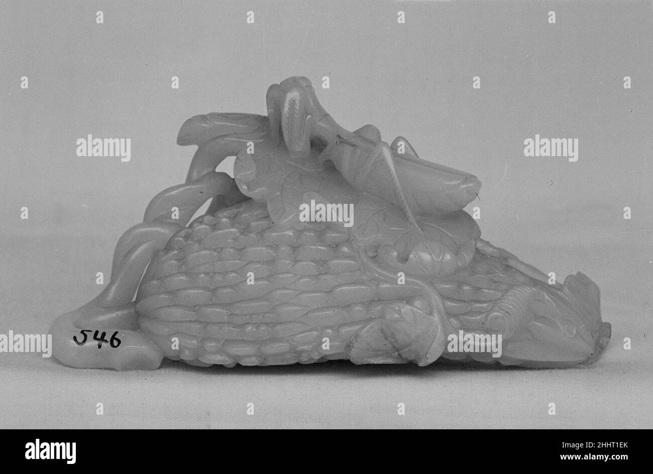 Presse-papier Chine.Presse-papier.Chine.Néphrite.Dynastie Qing (1644–1911), période Qianlong (1736–95).Jade Banque D'Images