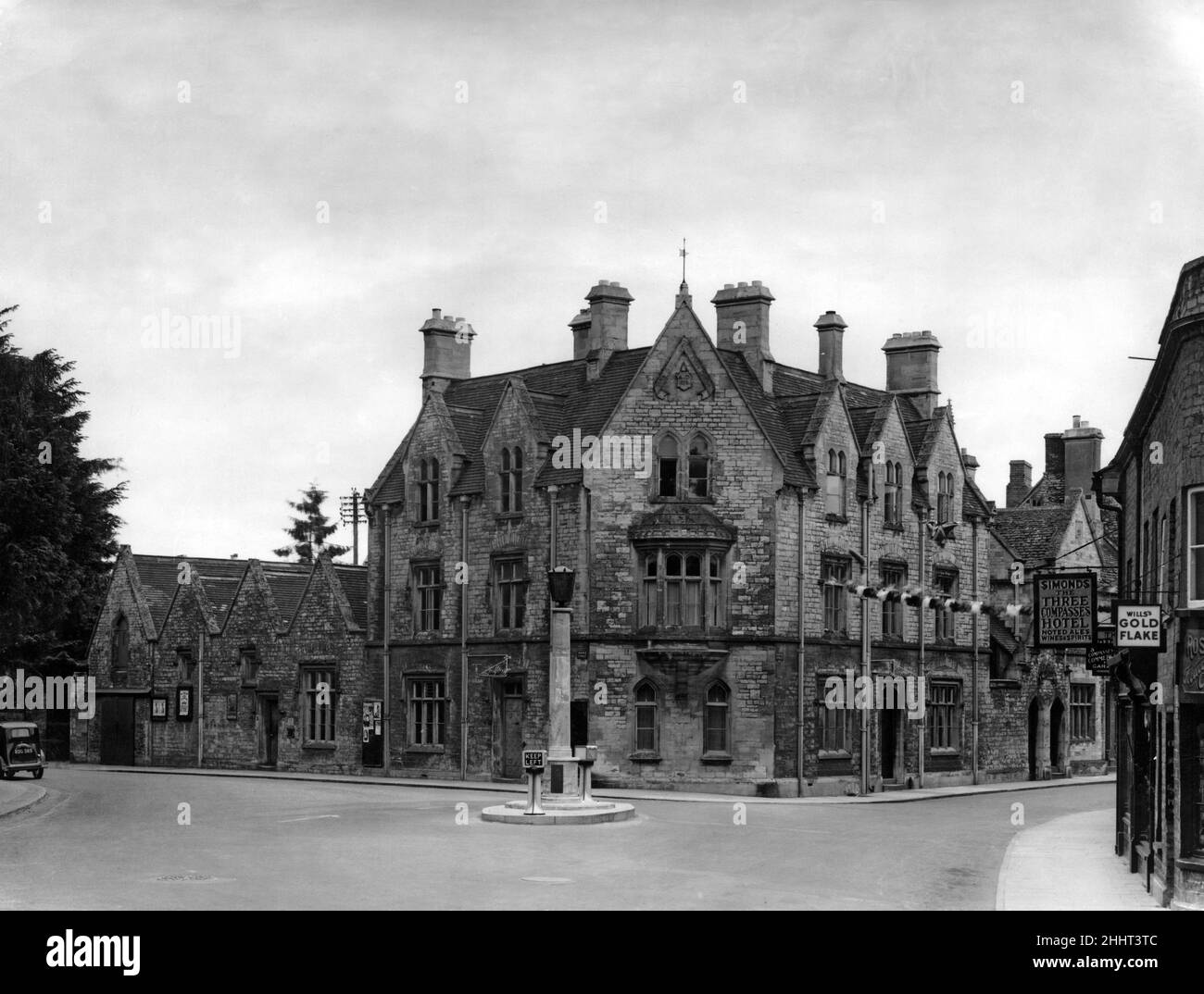 Poste de police de Cirencester, Gloucestershire.10th juin 1938. Banque D'Images