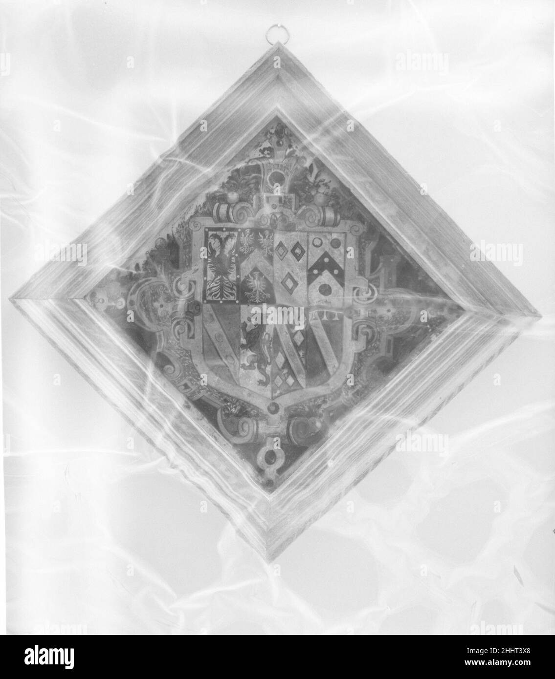 Panneau ca.1570 Anglais.Panneau.Britannique. CA.1570. Verre.Peint en verre Banque D'Images