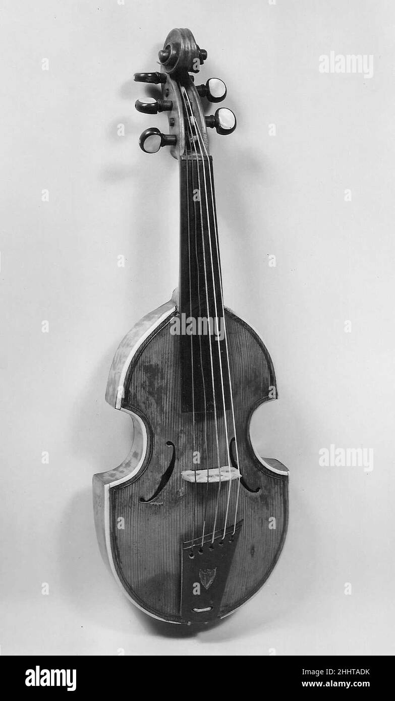 TREBLE Viol 19th siècle allemand.Aigus Viol 501558 Banque D'Images