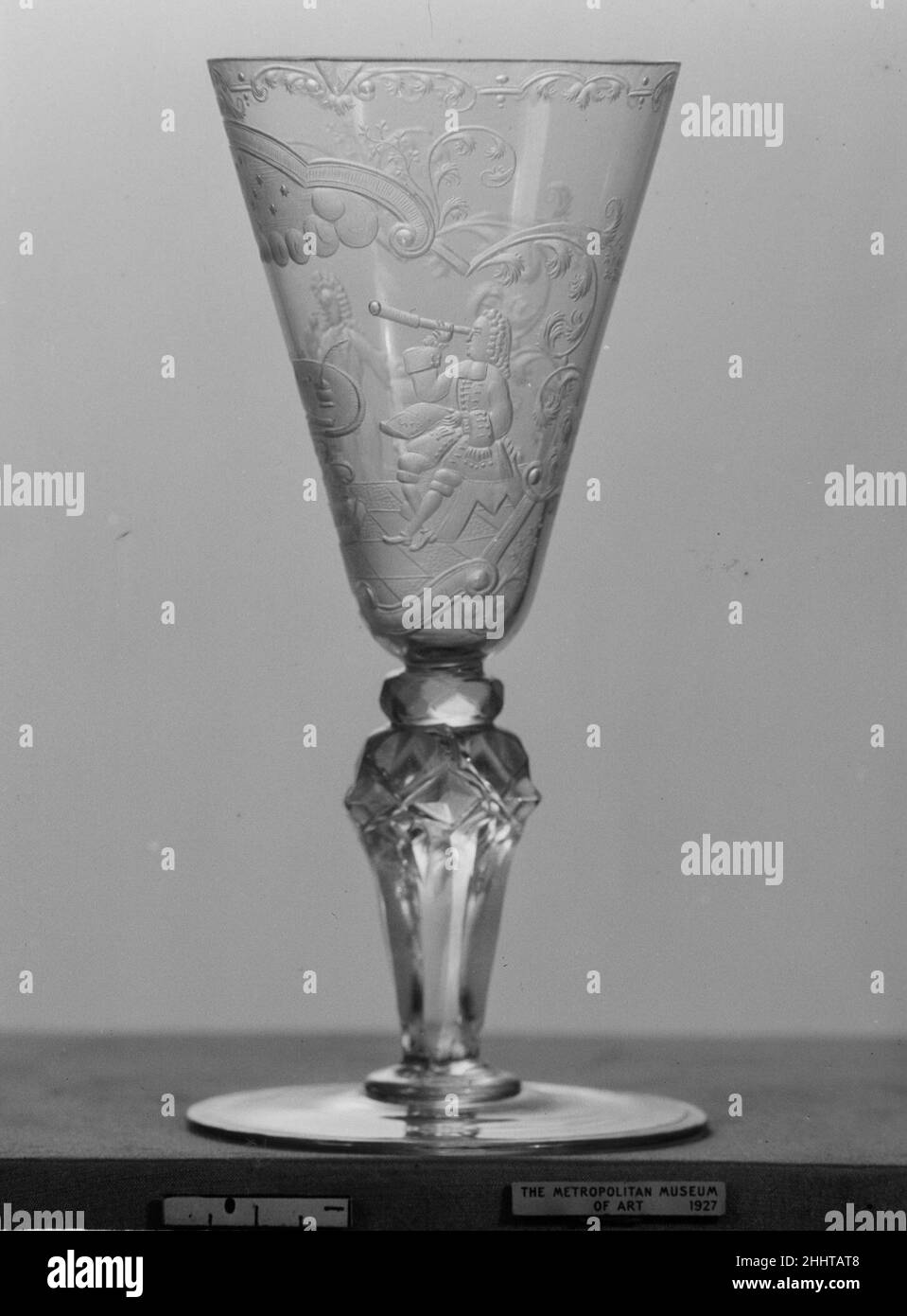 Wineglass ca.1730 Allemand, Thuringe.Wineglass.Allemand, Thuringe. CA.1730. Verre.Verre Banque D'Images