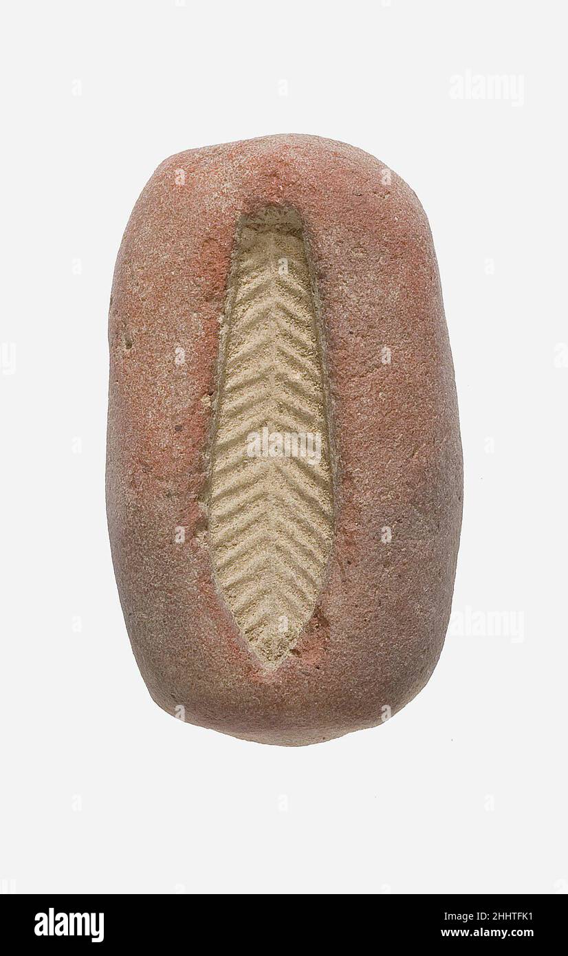 Moule pour cordon de lame ca.1390–1353 C.-B. Nouveau Royaume.Moule pour cordon de lame env.1390–1353 C.-B.Poterie.Nouveau Royaume.De l'Égypte, de la haute Égypte, de Thèbes, de Malqata, de Khor à l'ouest du camp ou du côté E. de S. Village, fouilles de MMA, probablement de 1911 à 12.Dynastie 18 Banque D'Images