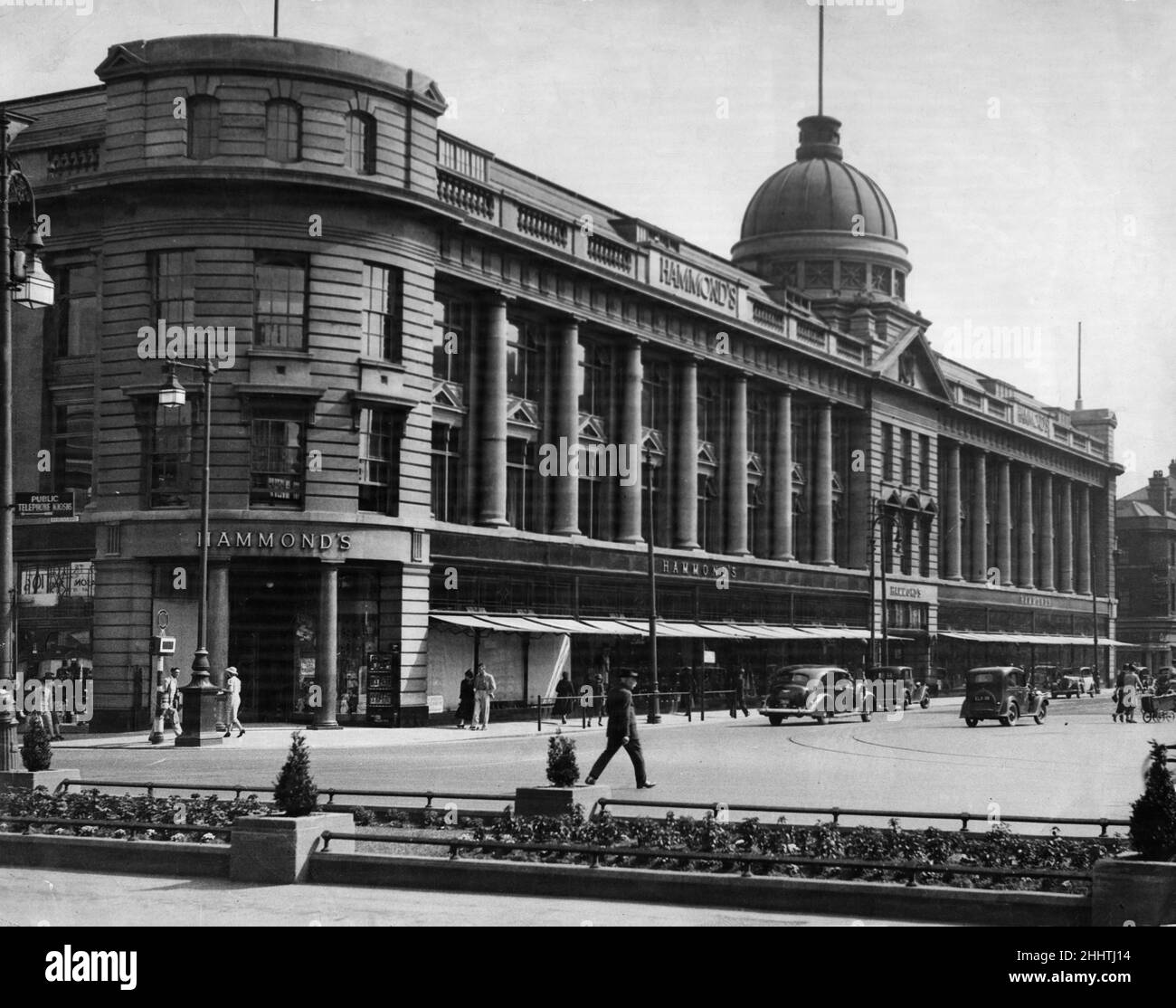 Grand magasin Hammonds sur Paragon Square, Hull.Vers 1937 Banque D'Images