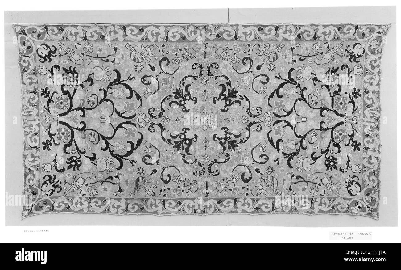 Tapis 16th siècle portugais.Moquette.Portugais.16th siècle.Laine.Textiles-tapis Banque D'Images