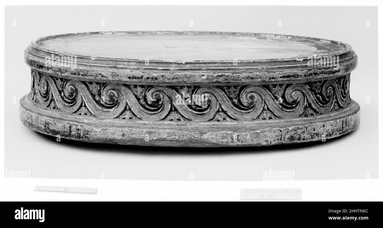 Plinthe 18th siècle français.Plinthe.Français.18th siècle.Bois, doré.Boiseries Banque D'Images