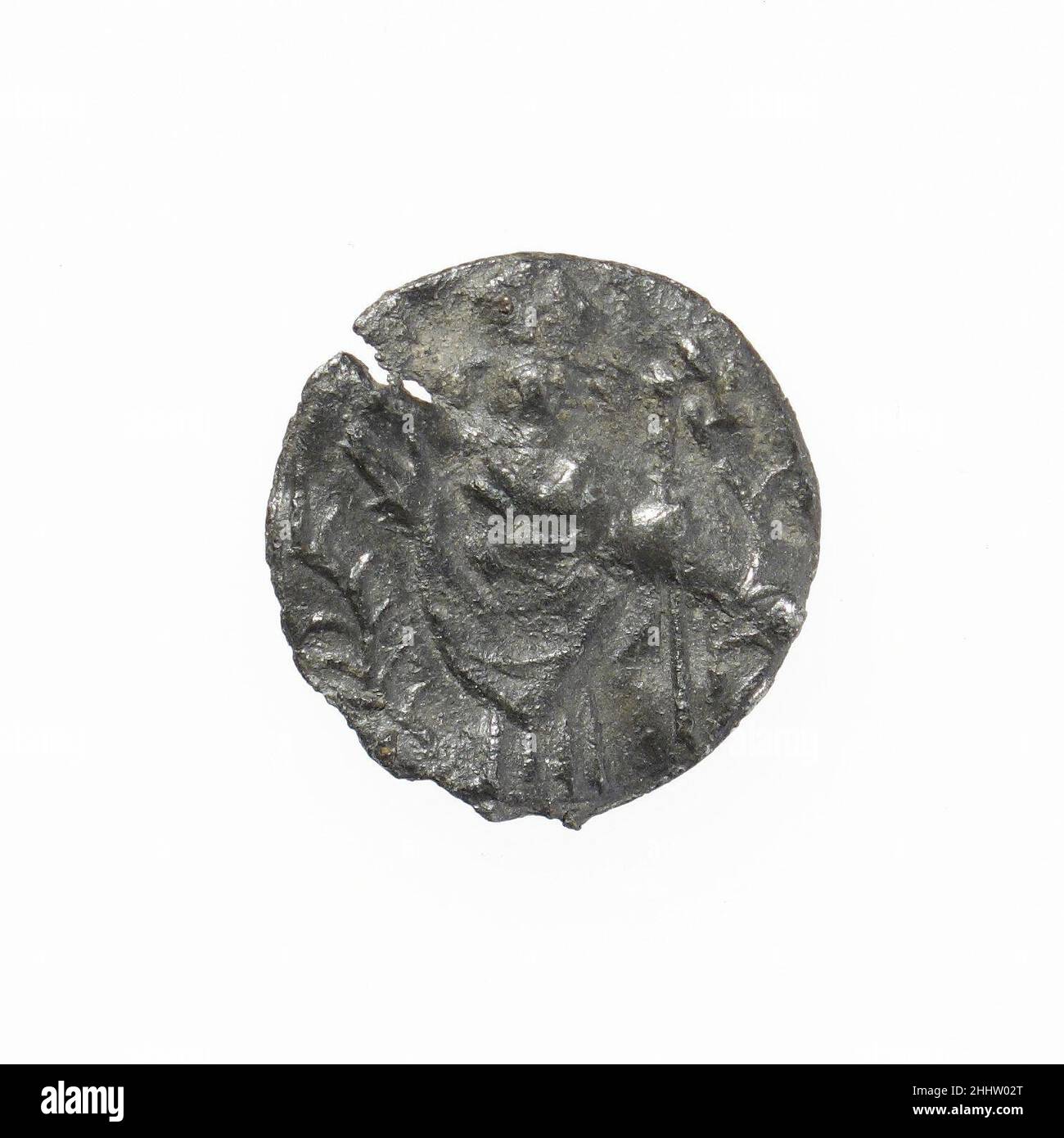 Badge de Pilgrim 14th–16th siècle français.Badge de Pilgrim.Français.14th–16th siècle.Plomb.Travail des métaux - plomb Banque D'Images