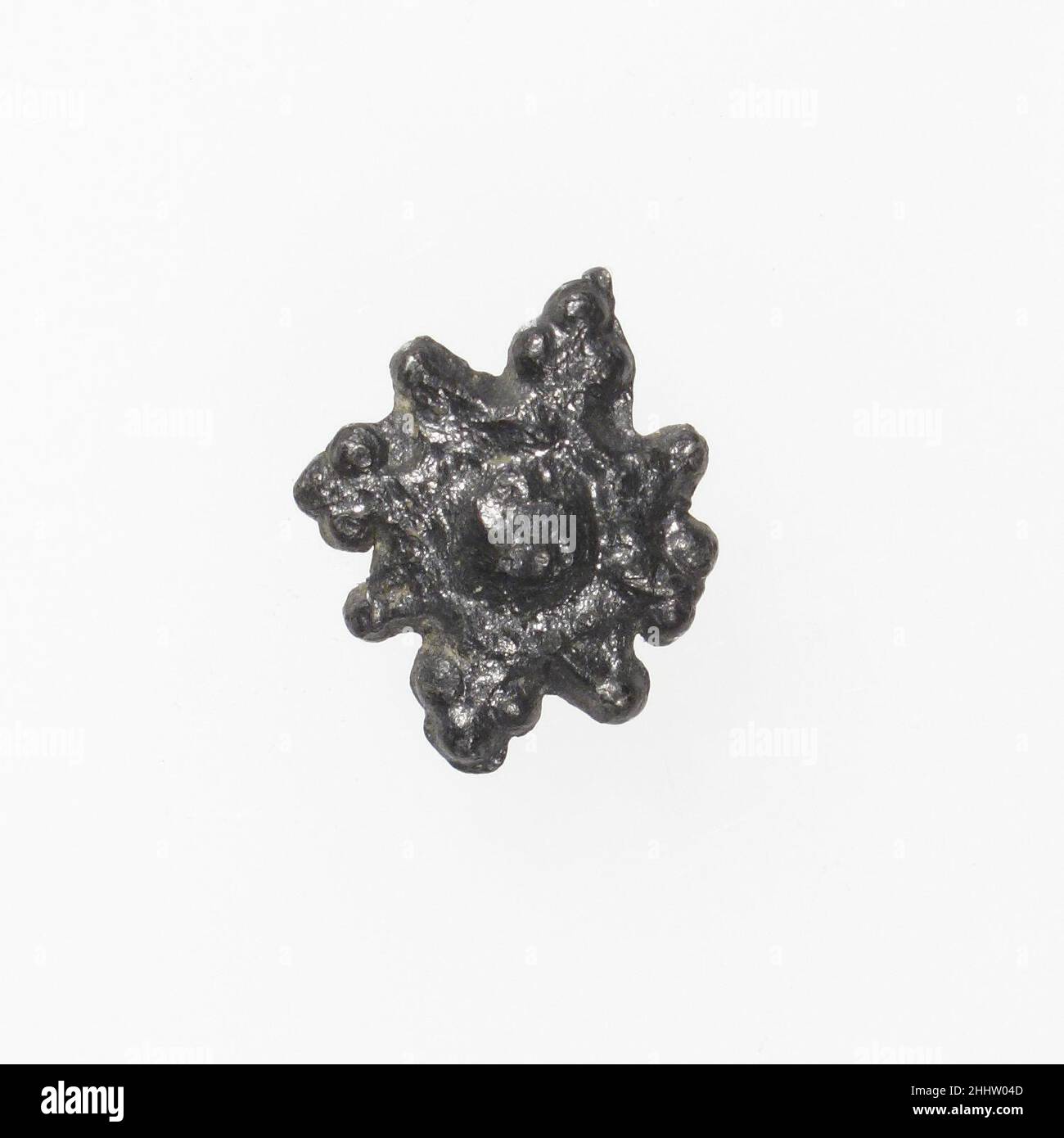 Badge de Pilgrim 14th–16th siècle français.Badge de Pilgrim.Français.14th–16th siècle.Plomb.Travail des métaux - plomb Banque D'Images