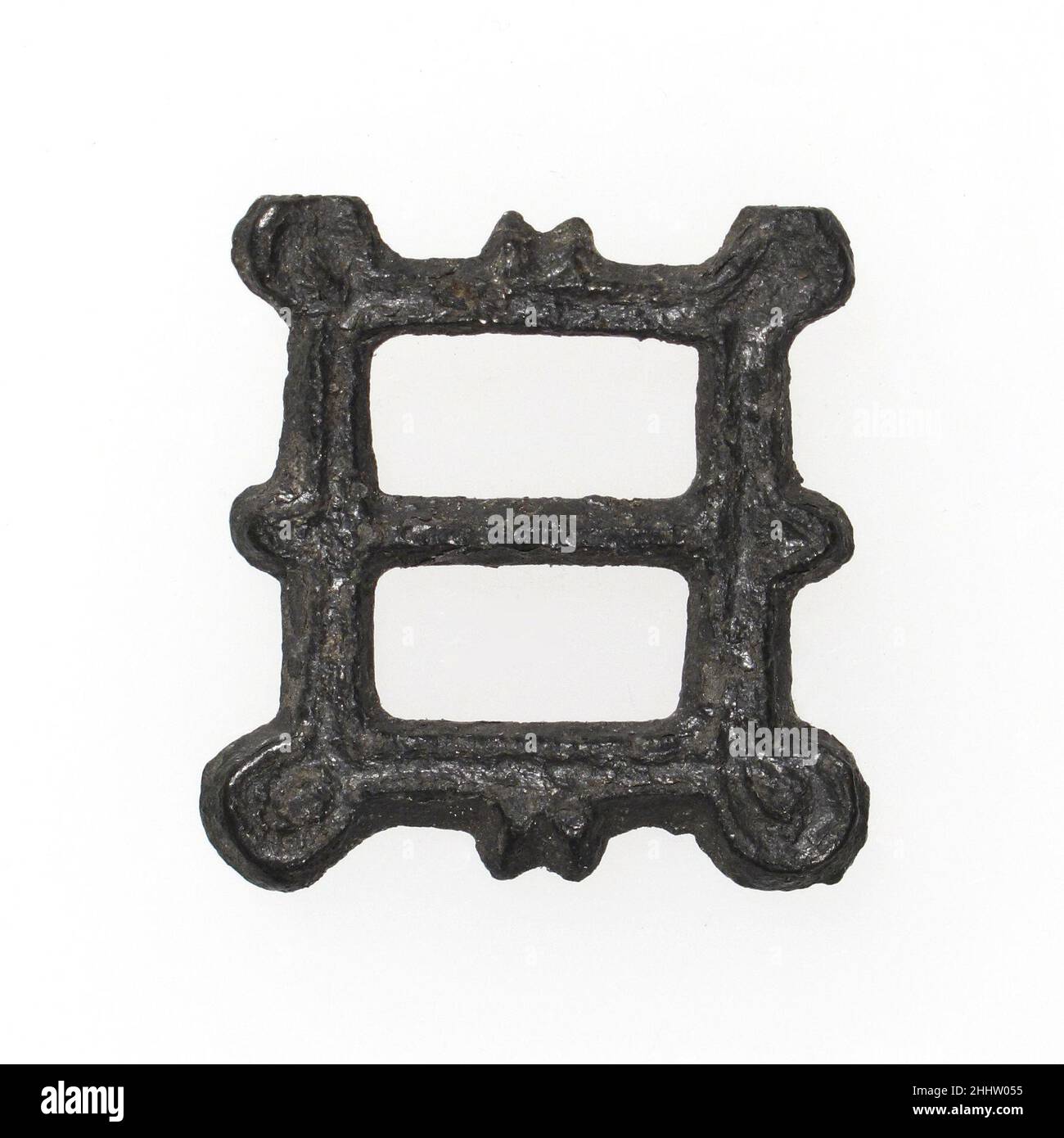 Badge de Pilgrim 14th–16th siècle français.Badge de Pilgrim.Français.14th–16th siècle.Plomb.Travail des métaux - plomb Banque D'Images