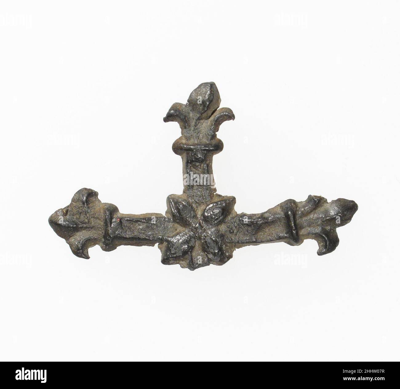 Badge de Pilgrim 14th–16th siècle français.Badge de Pilgrim.Français.14th–16th siècle.Plomb.Travail des métaux - plomb Banque D'Images