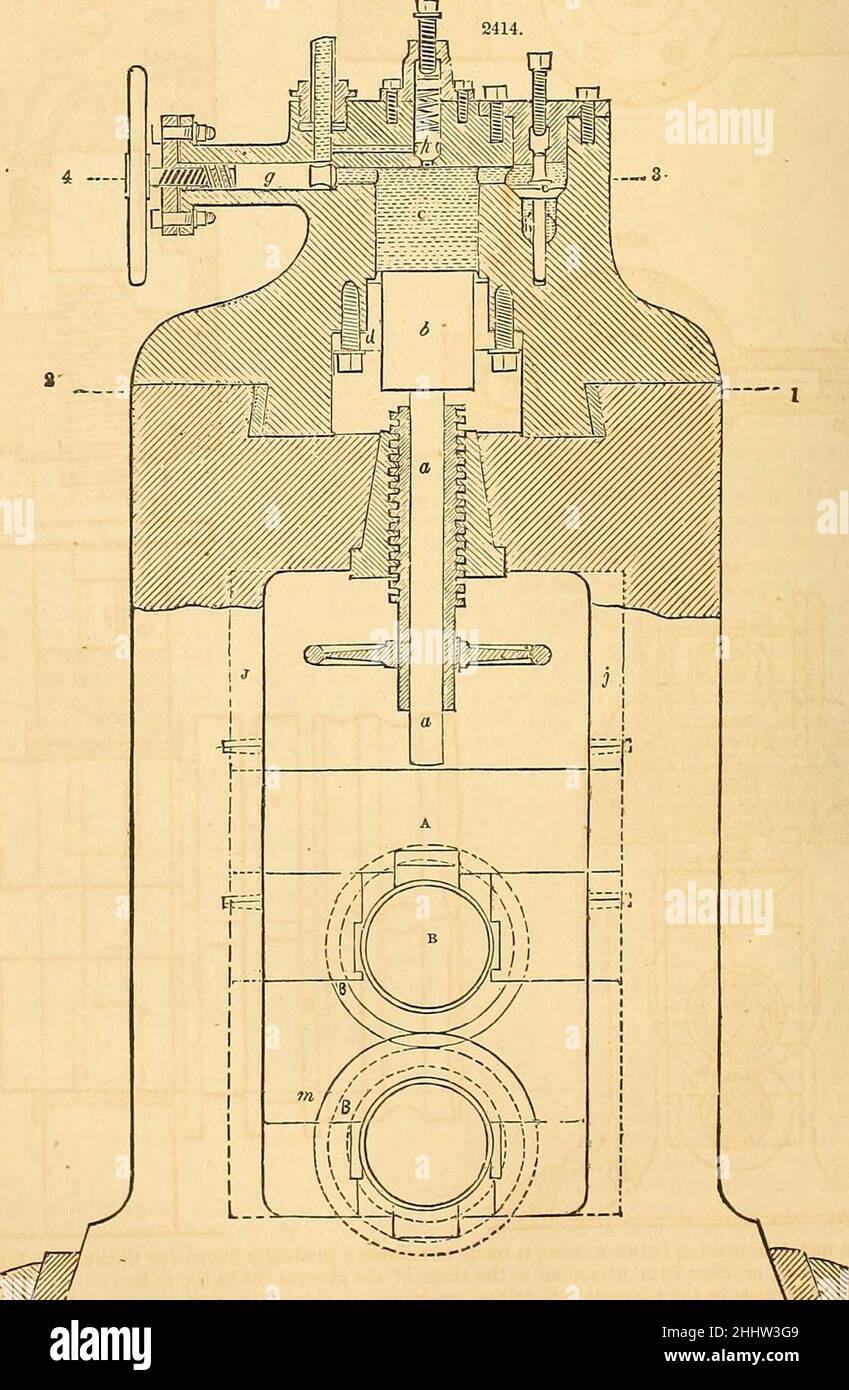 'Dictionnaire d'Appleton des machines, de la mécanique, du travail moteur et de l'ingénierie' Banque D'Images
