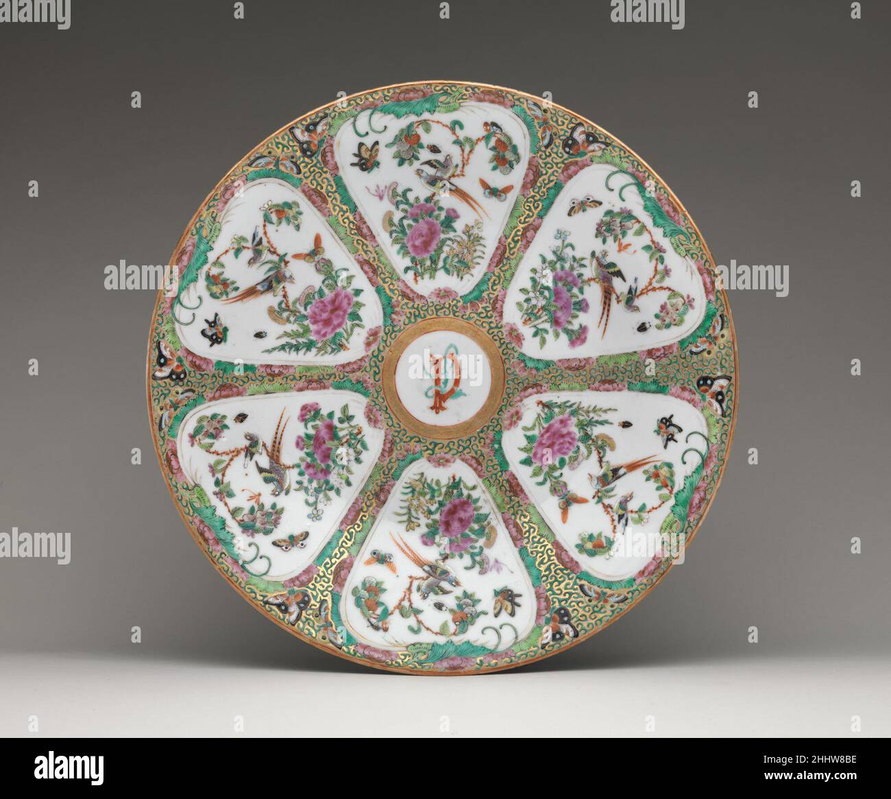 Plateau env.1860–66 Chinois, pour le marché américain.Plateau 6553 Banque D'Images