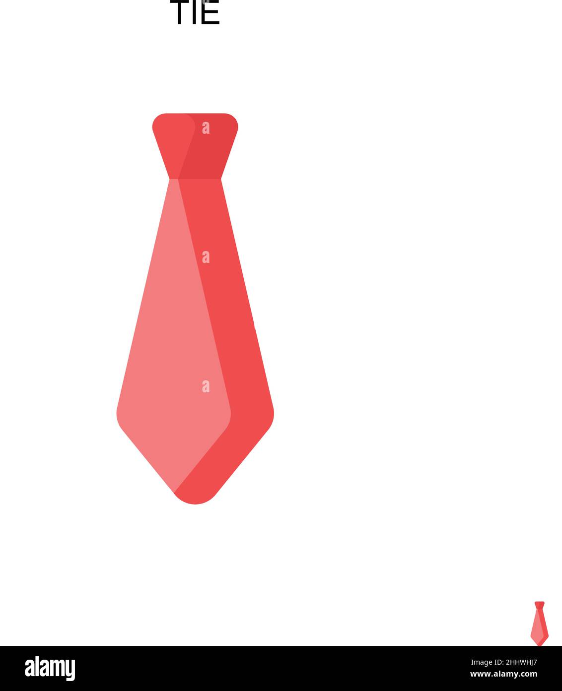 Icône de vecteur simple TIE.Modèle de conception de symbole d'illustration pour élément d'interface utilisateur Web mobile. Illustration de Vecteur