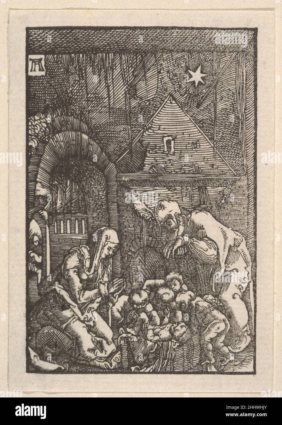 Nativité, de la chute et du salut de l'humanité à travers la vie et la passion du Christ Albrecht Altdorfer allemand.La Nativité, de la chute et du salut de l'humanité à travers la vie et la passion du Christ 429626 Banque D'Images