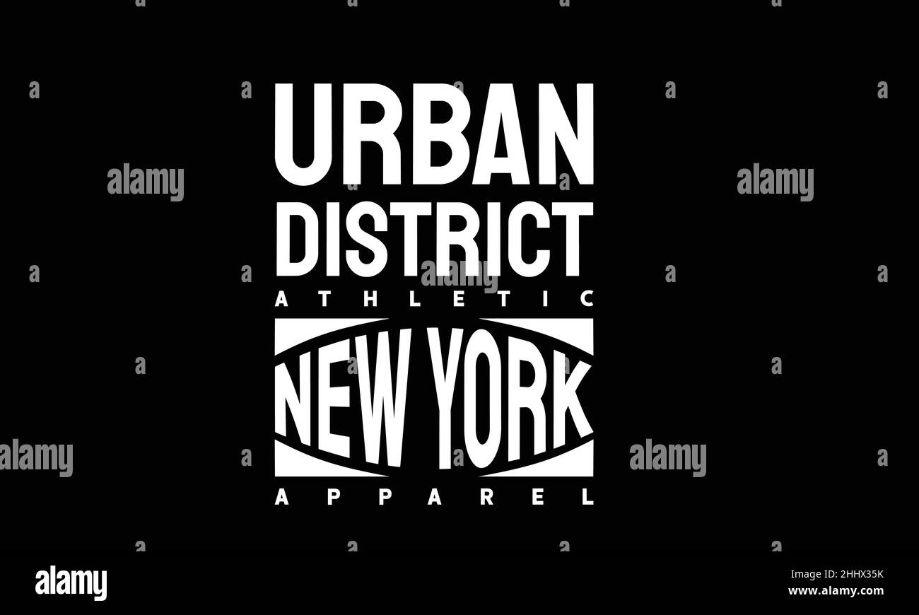 modèle vectoriel de texte pour t-shirt urbain Illustration de Vecteur