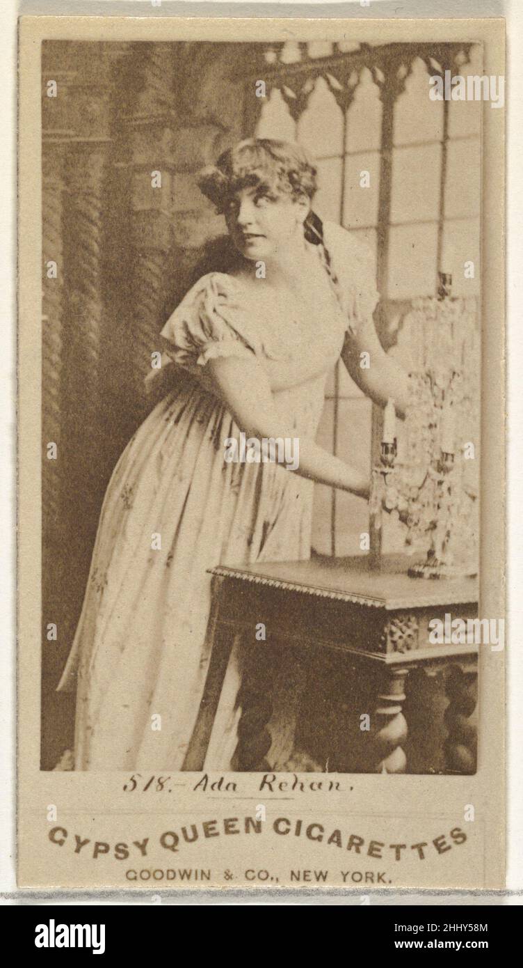 ADA Rehan, de la série Actors and Actresses (N171) pour les cigarettes Gypsy Queen 1886–90 émises par Goodwin & Company la série « Actors and Actresses » (N171) a été émise par Goodwin & Company de CA.1886-90 promouvoir les cigarettes Old Judge, Gipsy Queen et Temple Bar..ADA Rehan, de la série Actors and Actresses (N171) pour les cigarettes Gypsy Queen 404971 Banque D'Images