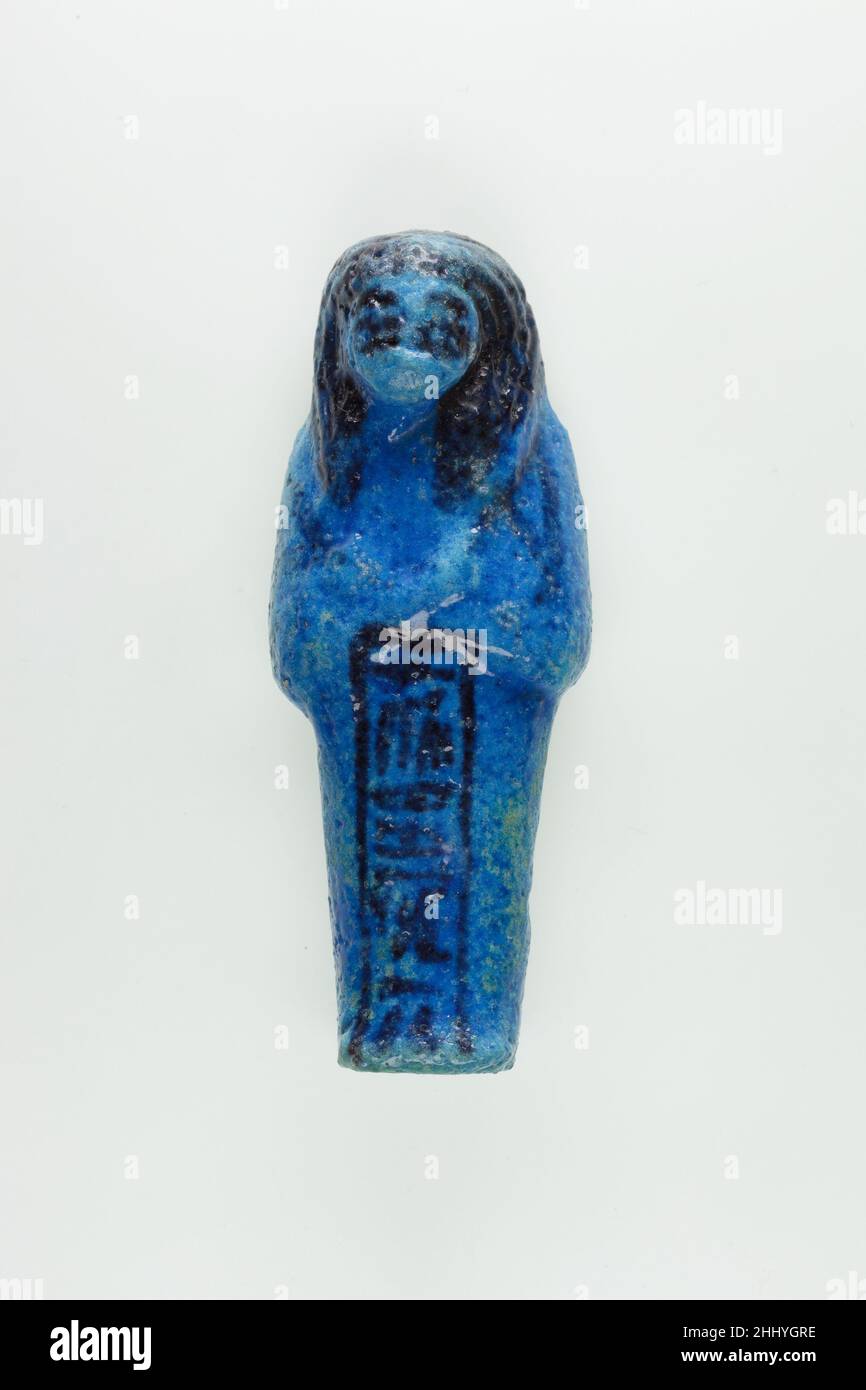 Le travailleur Shabti de Nany ca.1050 C.-B. troisième période intermédiaire Voir 30,3.26,1a, b.Travailleur Shabti de Nany 625700 Banque D'Images