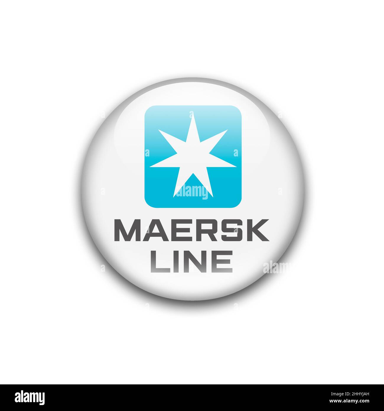Logo Maersk Line Banque D'Images