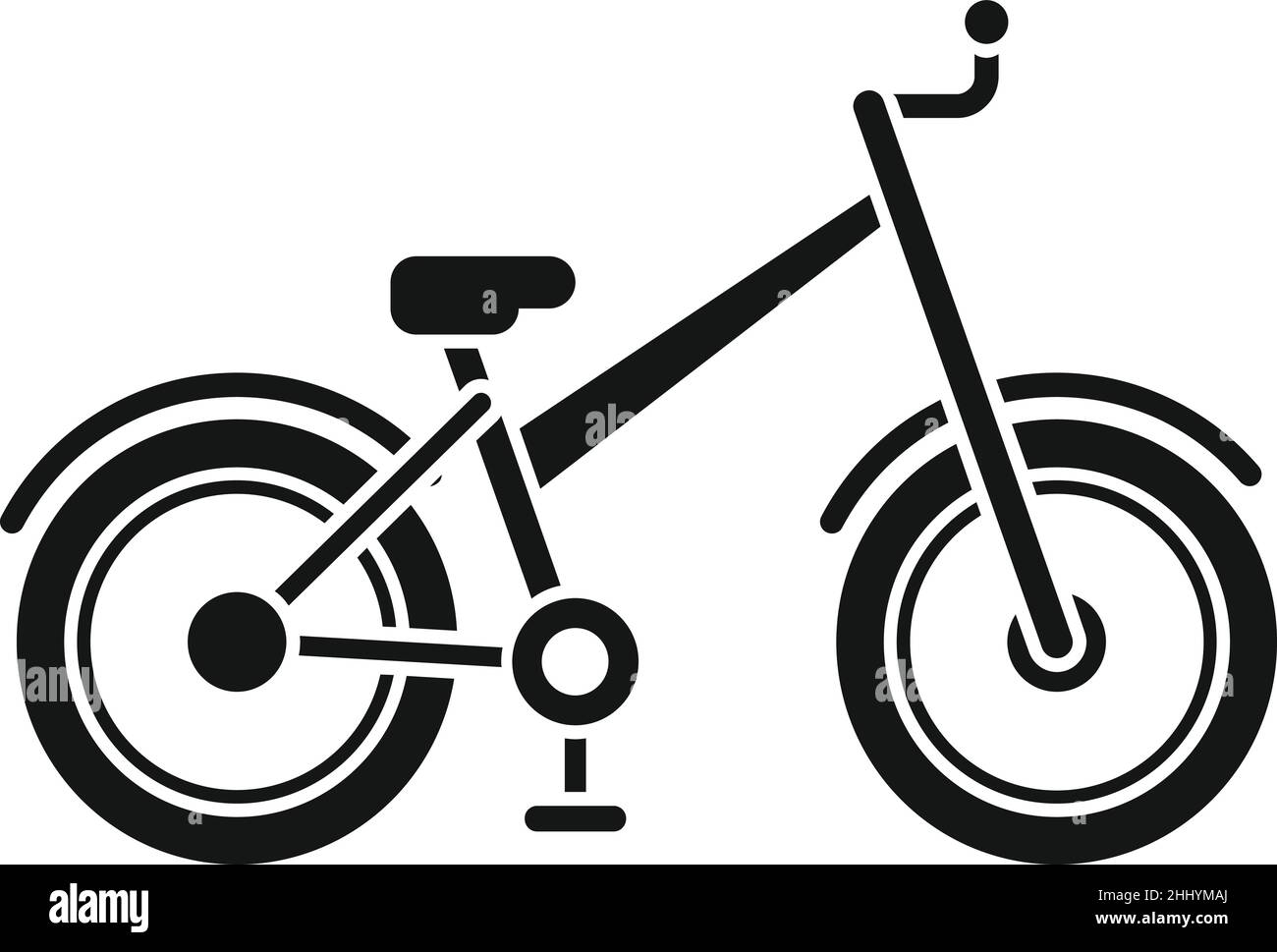 Réparer icône de vélo enfant vecteur simple. Réparer le service Illustration de Vecteur