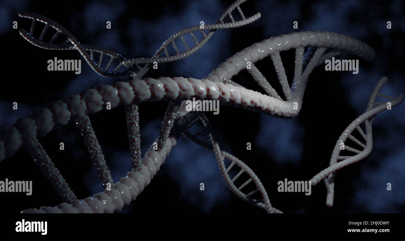 Structure de l'ADN humain pour le gène de la bio-technologie de la vie ...
