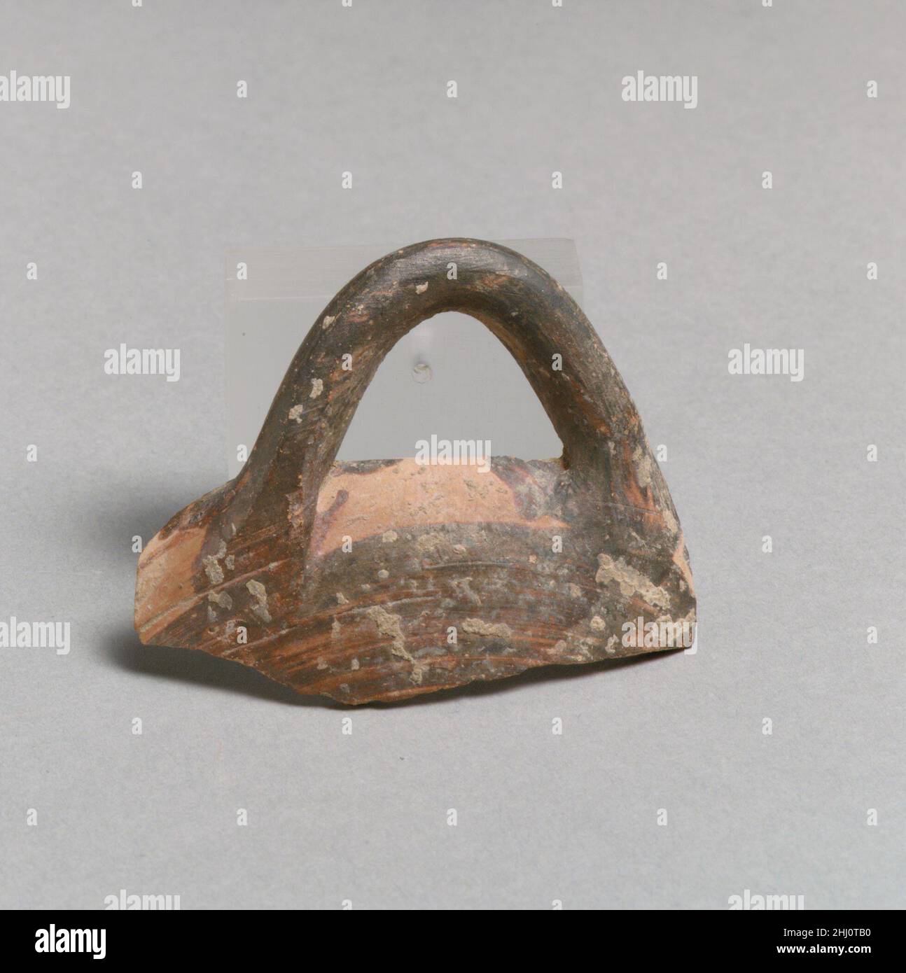 Vase fragment grec, Laconien.Vase fragment 251284 grec, Laconien, vase fragment, terre cuite, 2 1/4 x 1 11/16in.(5,8 x 4,3cm).Metropolitan Museum of Art, New York.Don de A. J. B. Wace, 1923 (23.119.8) Banque D'Images