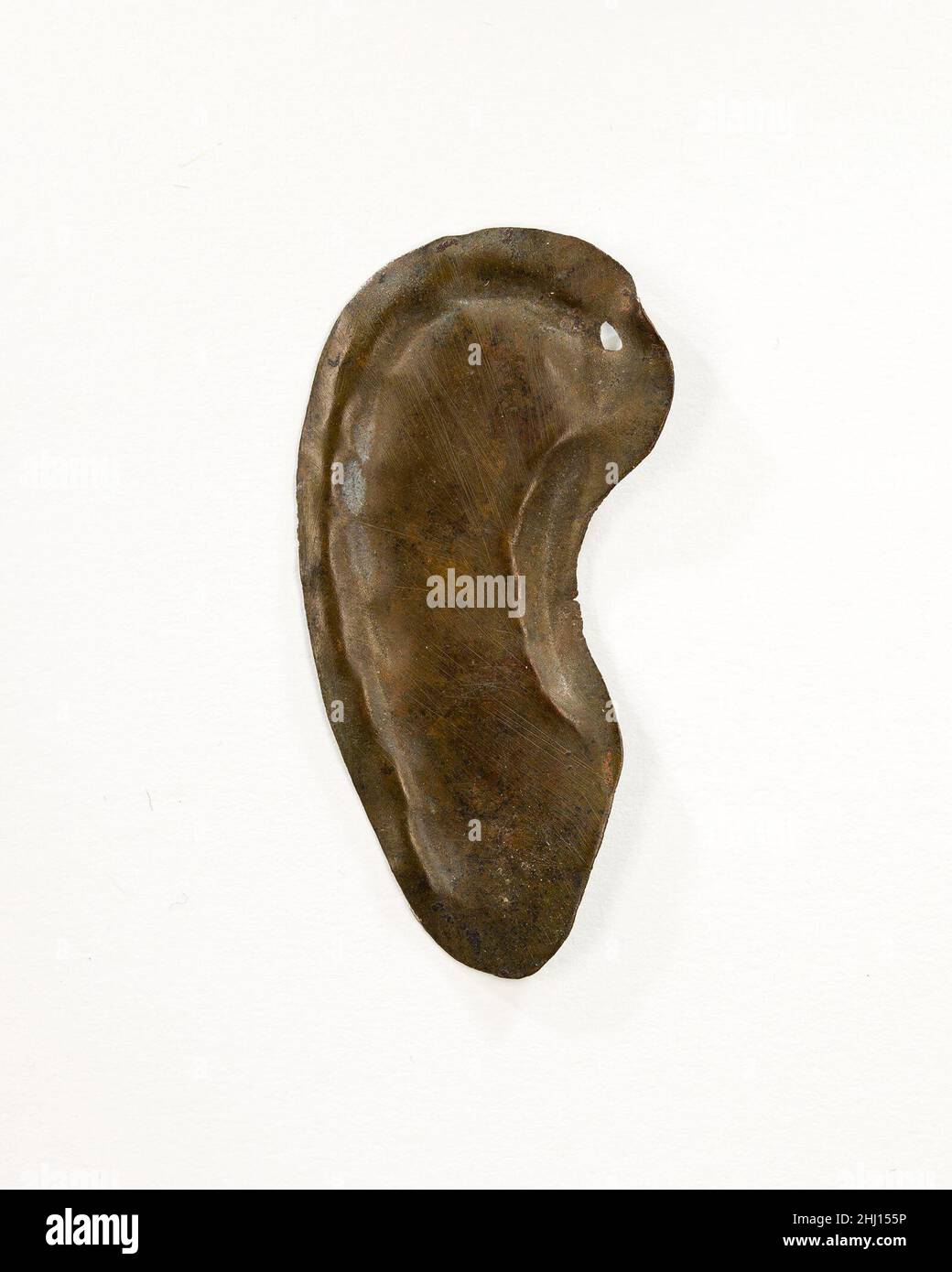 Oreille votive ca.1479–1458 C.-B. Nouveau Royaume.Oreille votive 549440 Banque D'Images