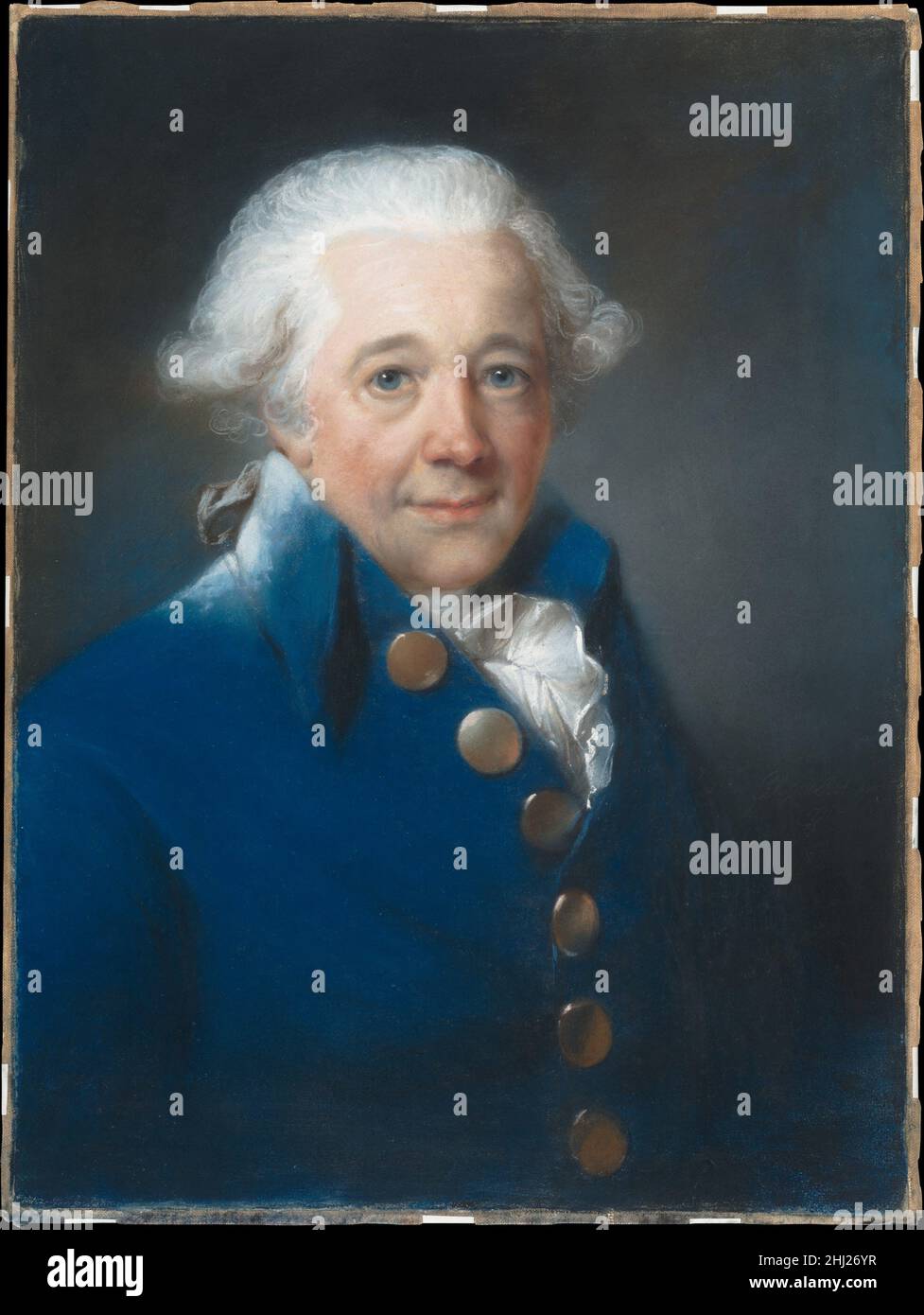 William Man Godschall (1720–1802) 1791 John Russell British Russell était le plus grand pastelliste d'Angleterre au XVIIIe siècle.Il a étudié sous Francis cotes et, de 1769 à 1806, il expose chaque année à l'Académie royale, dont il est membre.Ce portrait et une pièce d'accompagnement montrant l'épouse du sitre ont été exécutés pour célébrer le quarantième anniversaire du couple.William Man Godschall (1720–1802) 437579 Banque D'Images