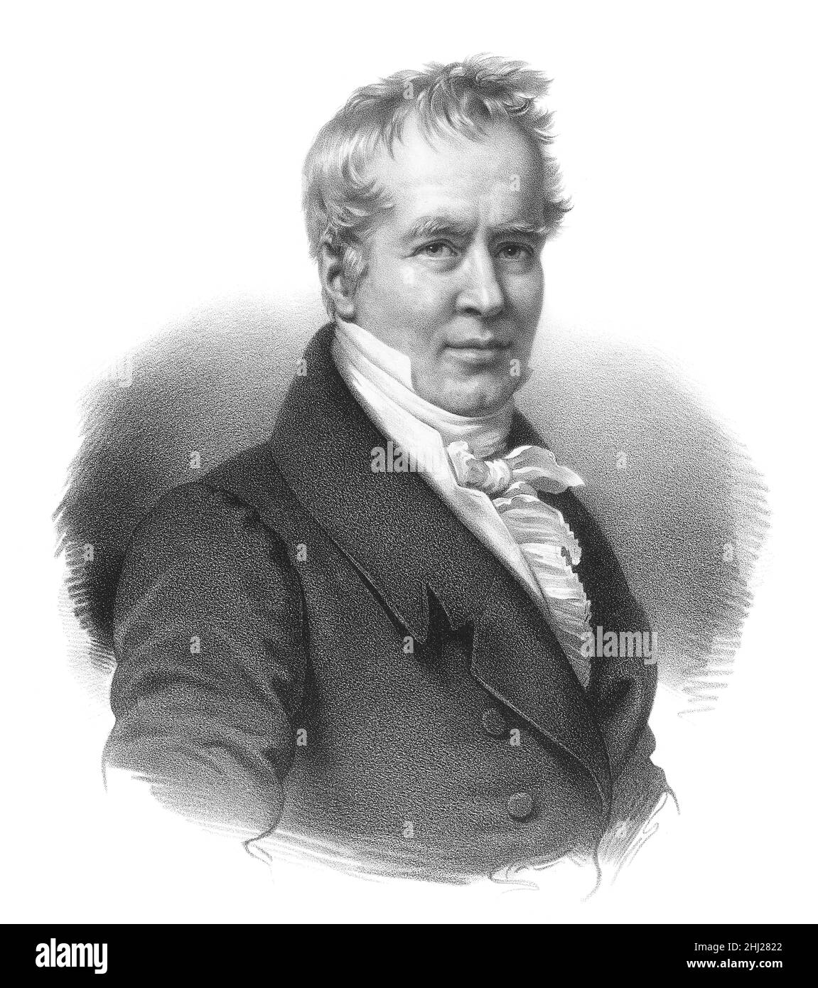 Friedrich Wilhelm Heinrich Alexander von Humboldt, 1769 - 1859, naturaliste allemand Banque D'Images
