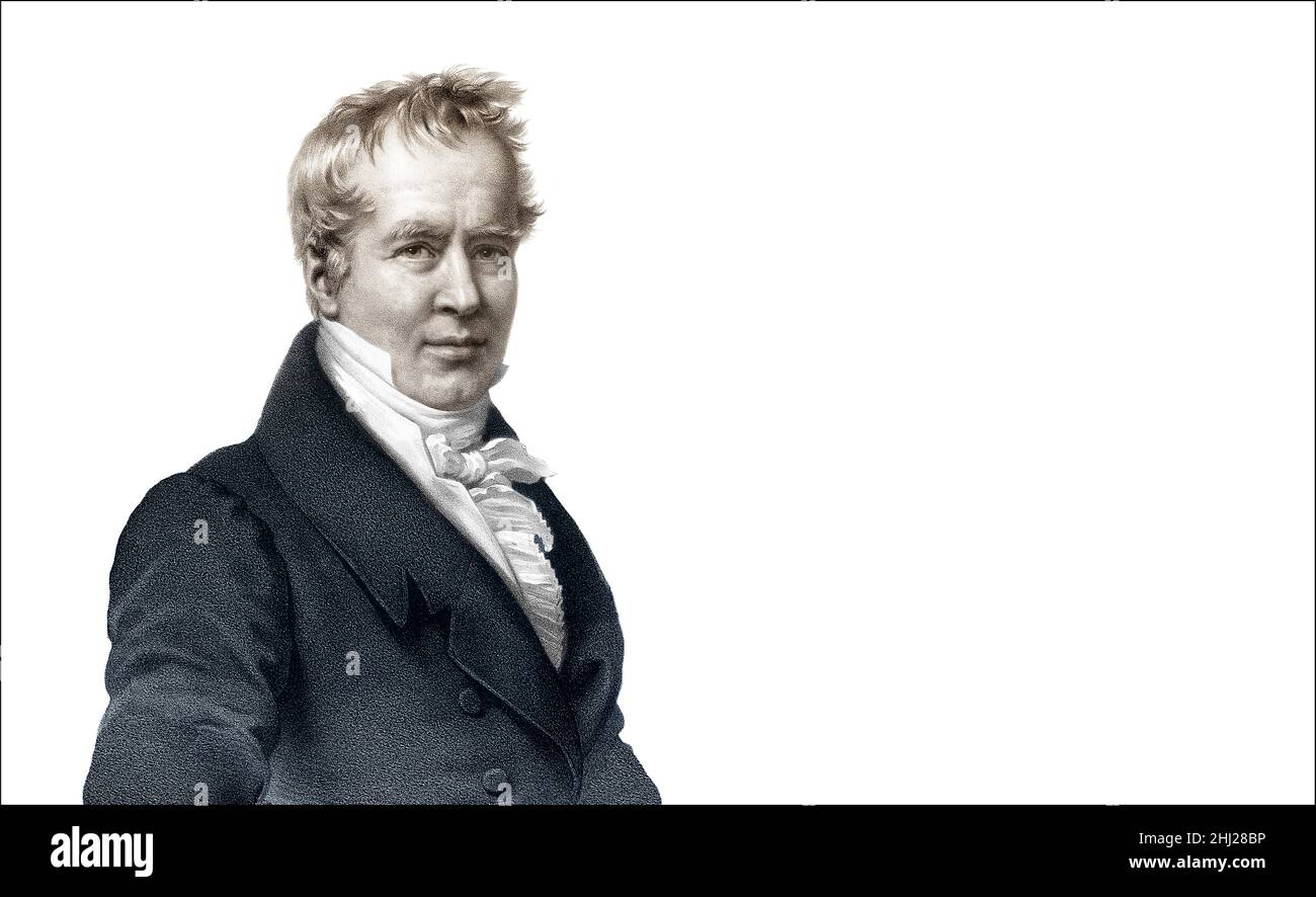 Friedrich Wilhelm Heinrich Alexander von Humboldt, 1769 - 1859, naturaliste allemand Banque D'Images