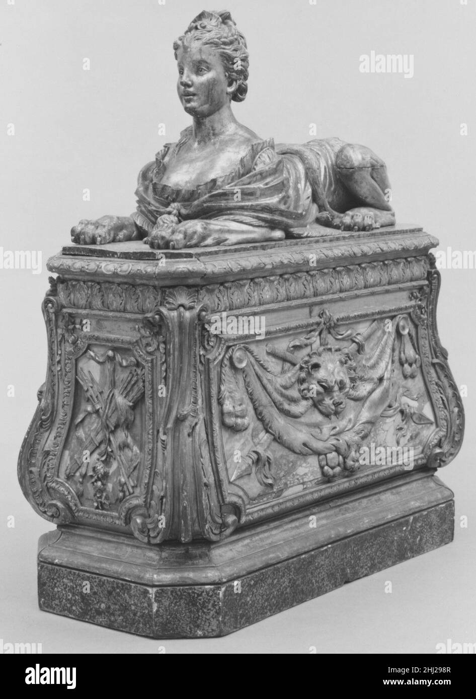 Style Sphinx (l'un des deux) du 18th siècle français.Sphinx (une paire) 827570 Banque D'Images