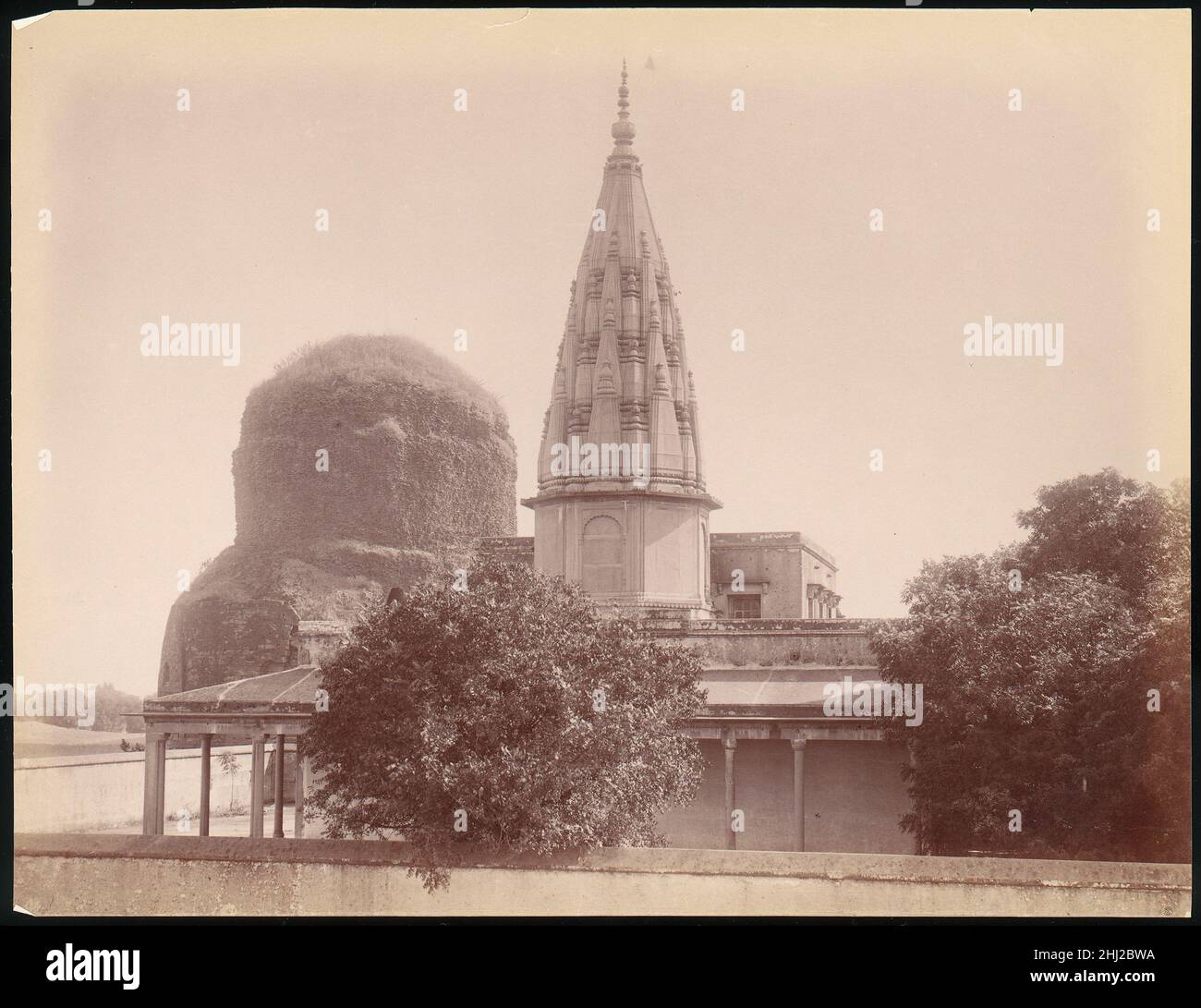 [Temple bouddhiste, Agra] 1860s–70s Inconnu.[Temple bouddhiste, Agra] 264548 Banque D'Images