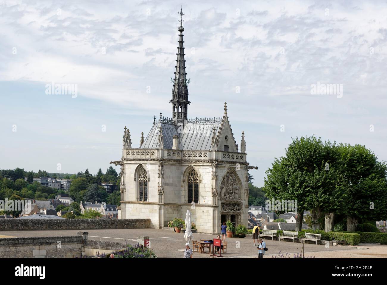 Château Royal Damboise, Chapelle, Amboise, Centre, France Banque D'Images