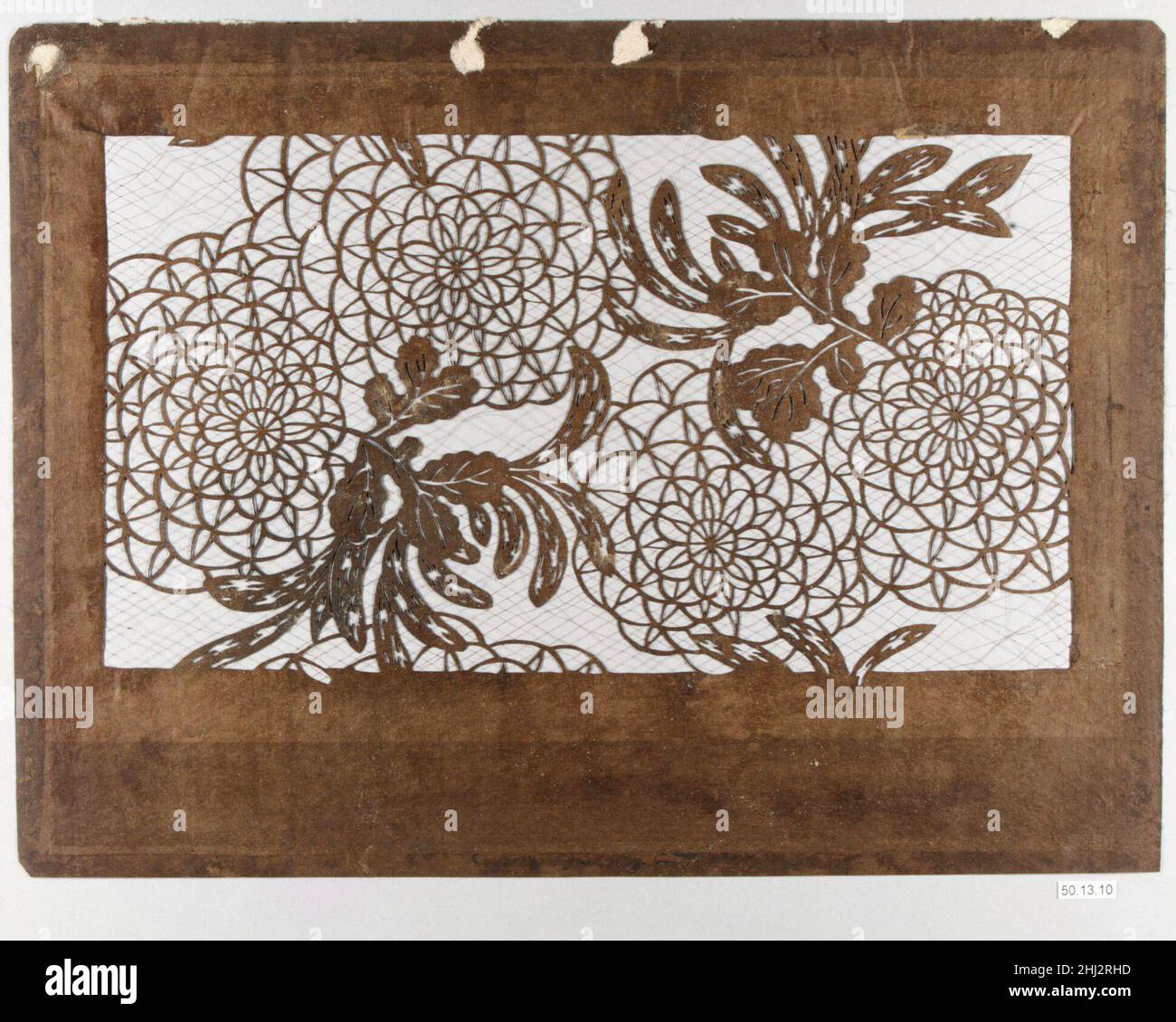 Chrysanthèmes 19th siècle Japon.Chrysanthèmes 69933 Banque D'Images