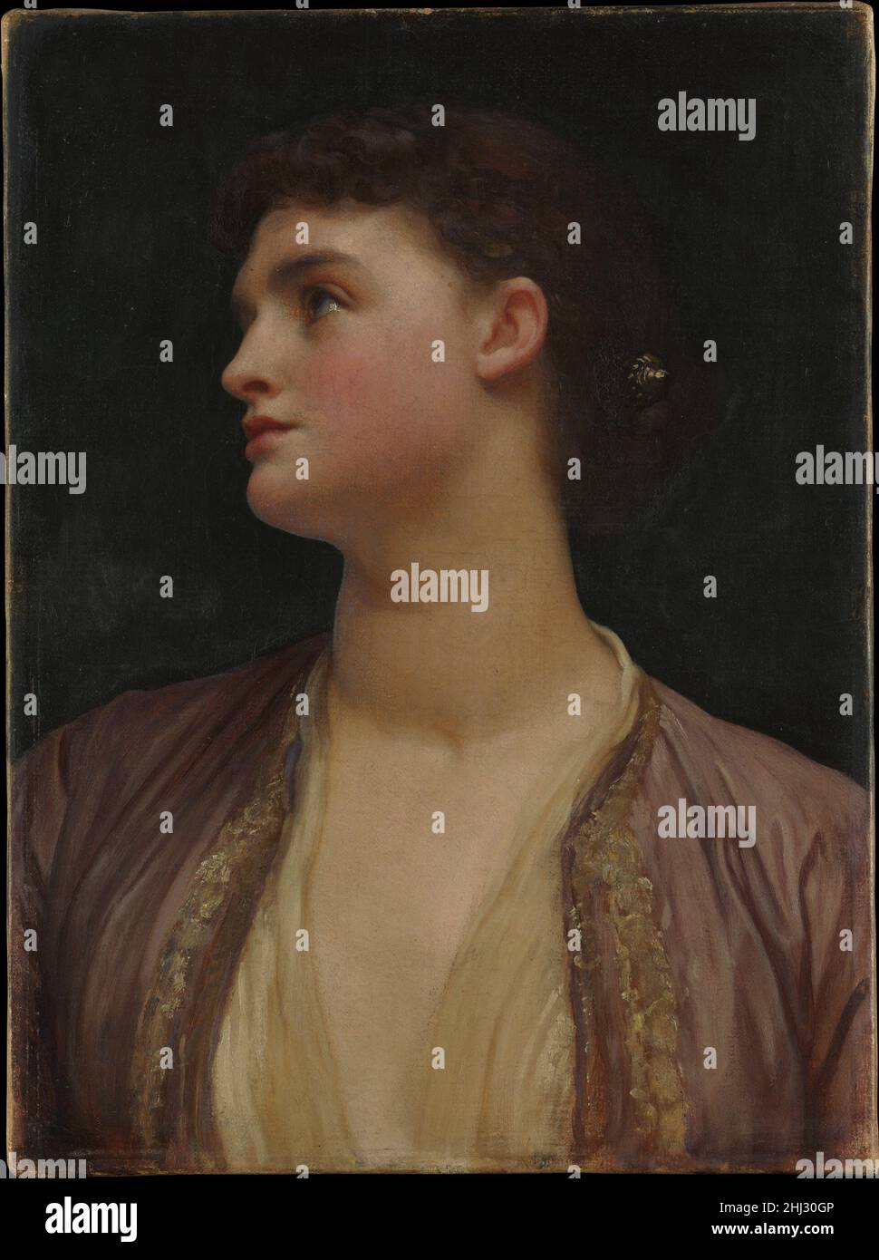 Lucia peut-être fin 1870s Frédéric, Lord Leighton British.Lucie 436868 Banque D'Images