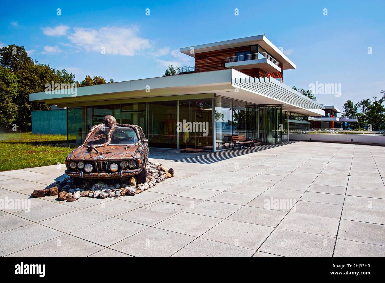 Œuvres de Siegfried Ulmer, BMW 250cs, Buchheim Museum of the imagination, Bernried am Starnberger See, haute-Bavière, Bavière, Allemagne Banque D'Images