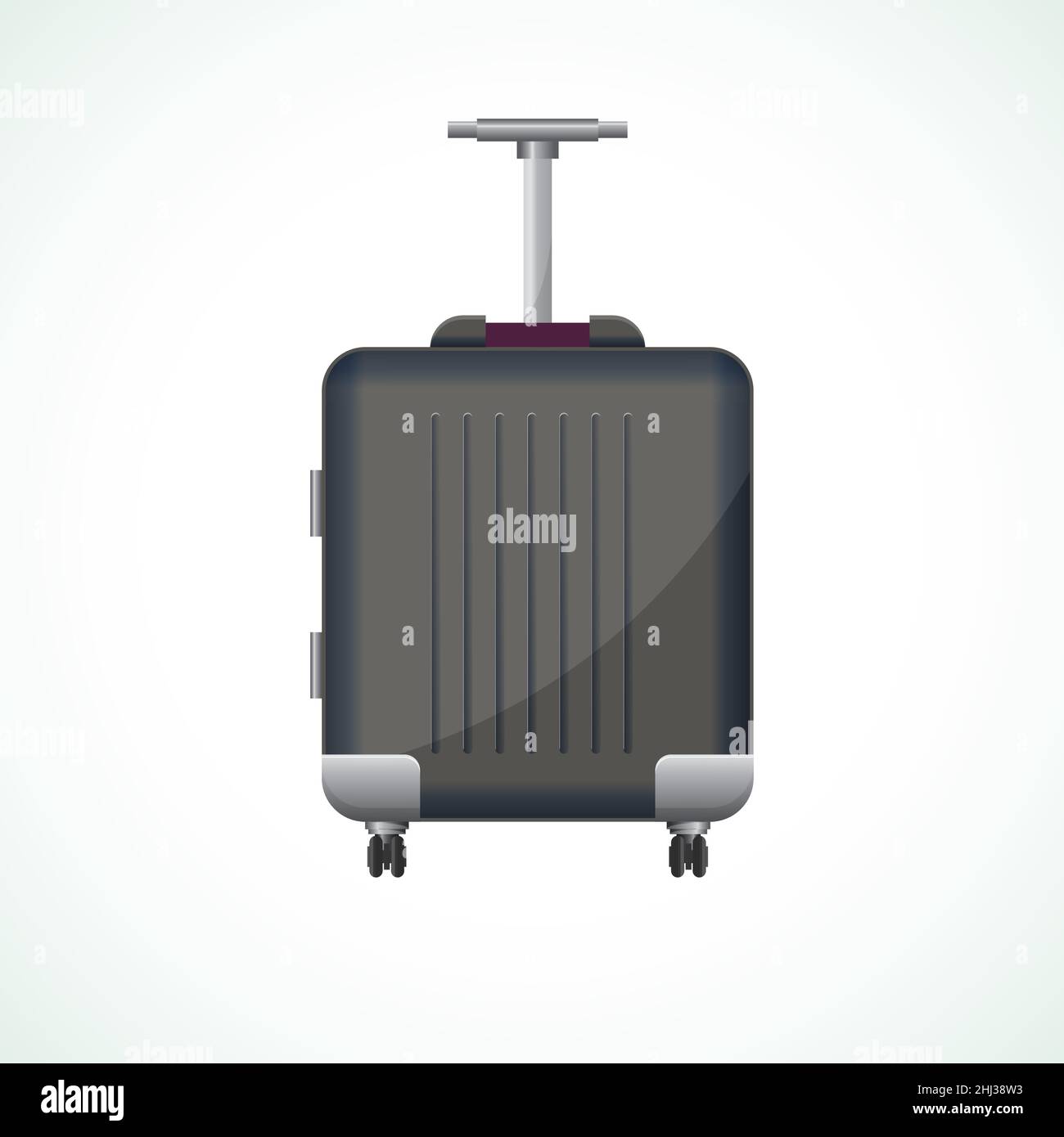 Sac de voyage - bagages à roulettes - icône en tant que fichier EPS 10 Illustration de Vecteur