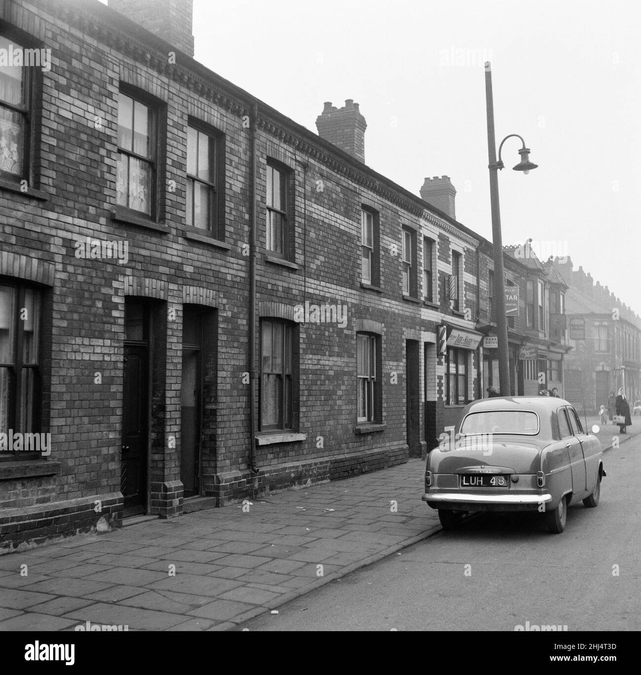 La maison de la mère de Shirley Bassey, Eliza, à Tiger Bay, à Cardiff.22nd janvier 1960. Banque D'Images