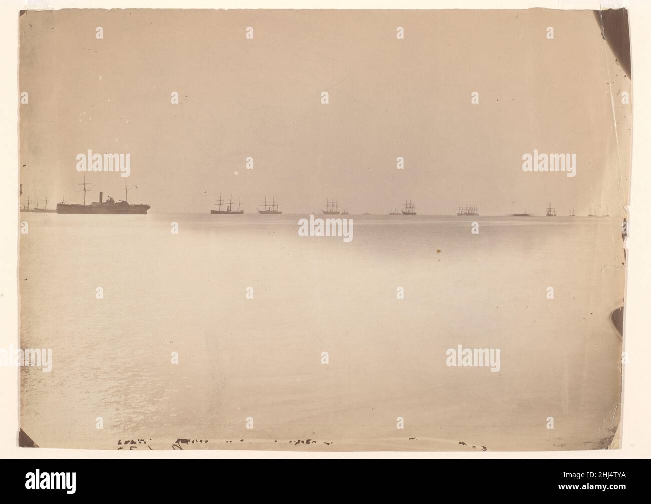 Blocus naval 1865 Alexander Gardner américain, écossais.Blocus naval 285619 Banque D'Images