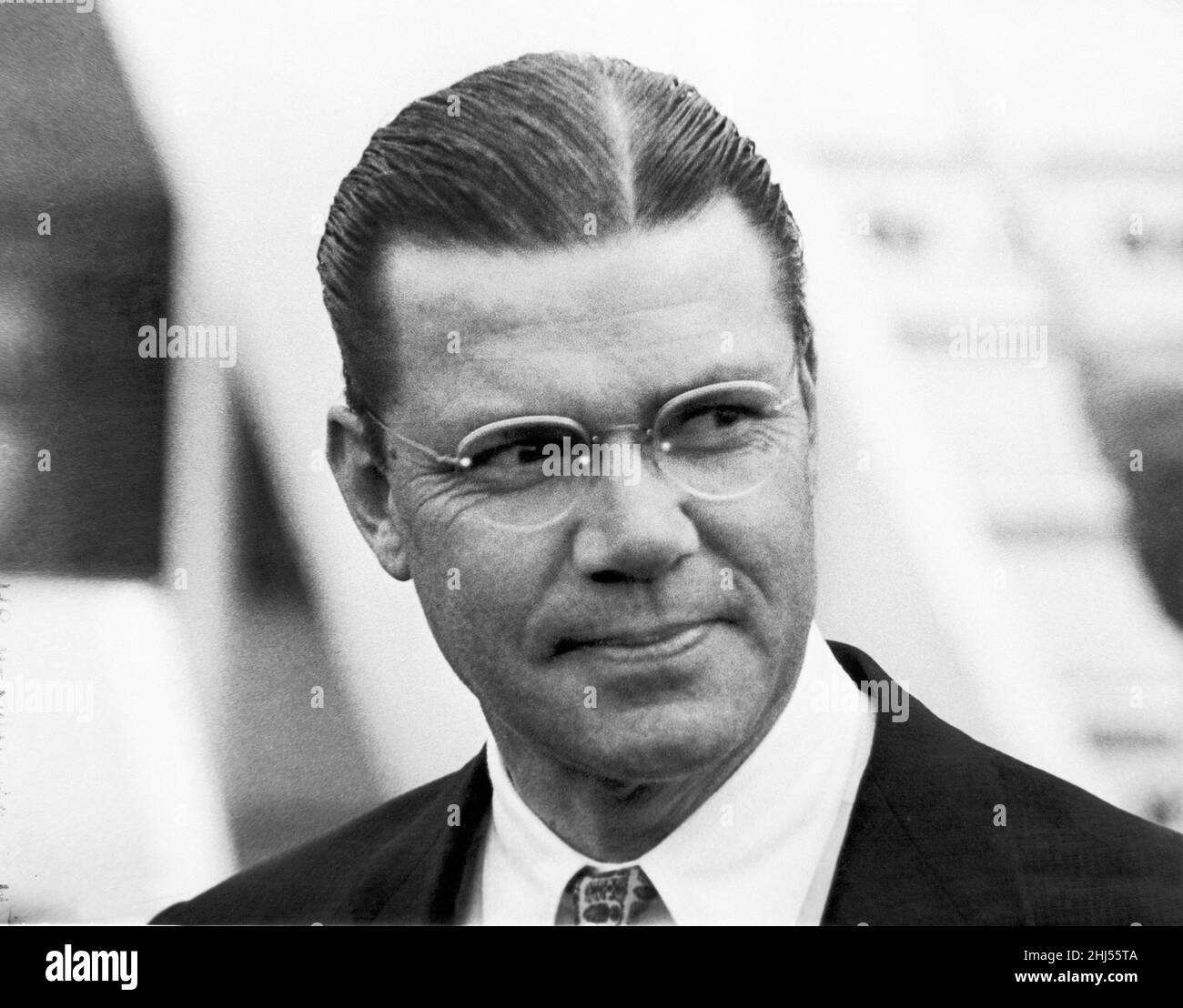 Robert McNamara, secrétaire AMÉRICAIN à la Défense, en photo le 1961 juillet.De 1961 à 1968, M. McNamara a été secrétaire à la Défense des présidents John F. Kennedy et Lyndon B. Johnson. Banque D'Images