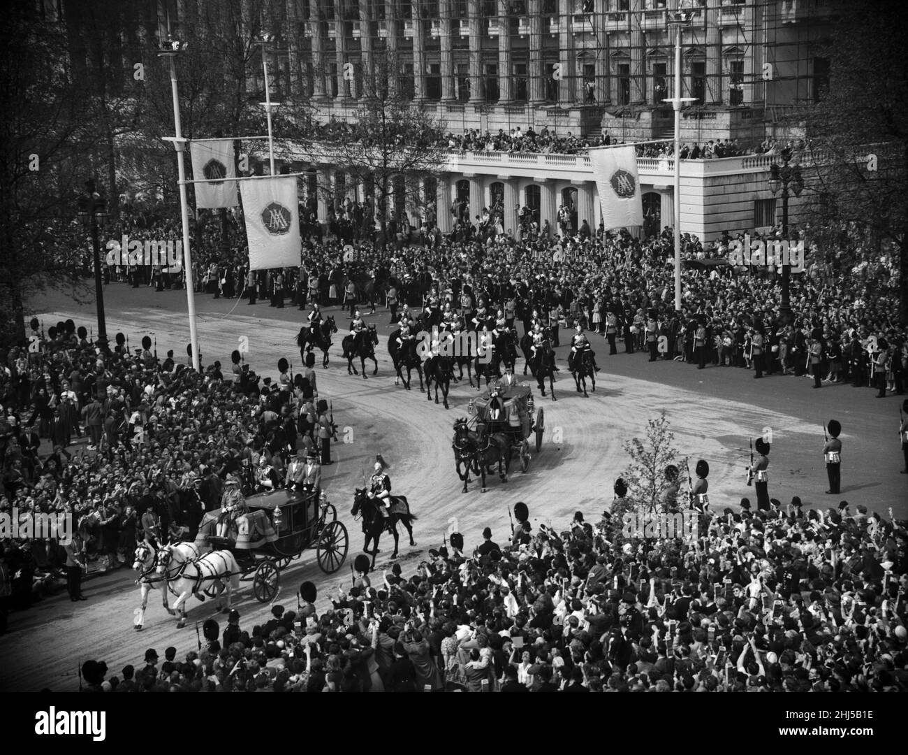 Le mariage de la princesse Margaret et d'Antony Armstrong-Jones.6th mai 1960. Banque D'Images