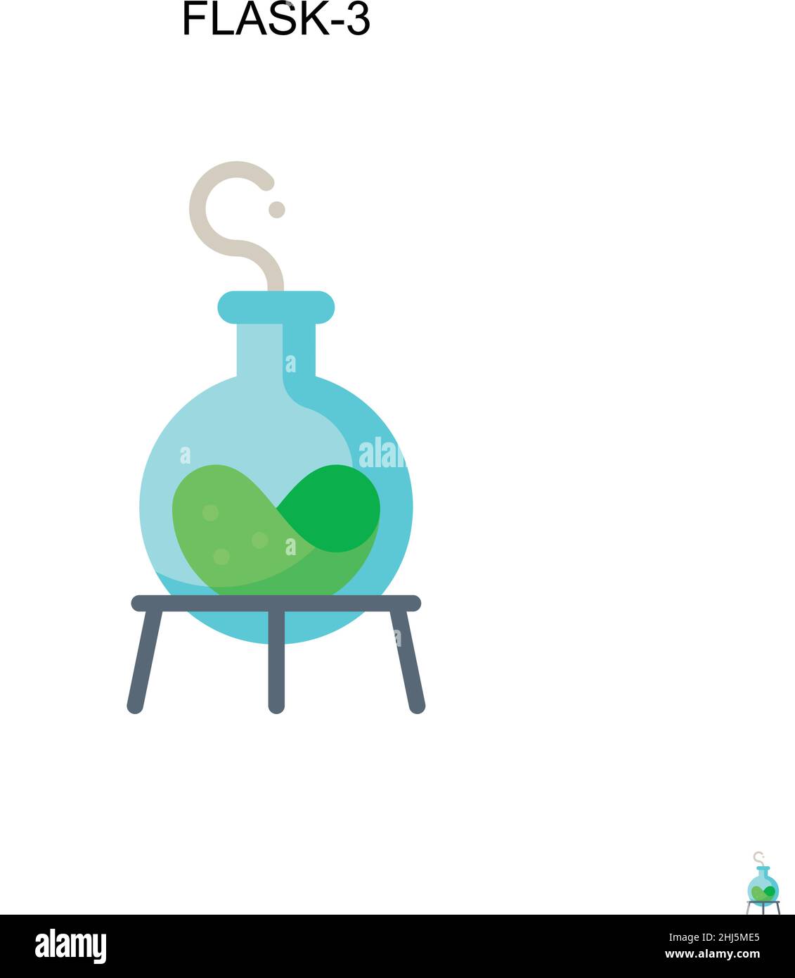 Icône vecteur simple flacon-3.Modèle de conception de symbole d'illustration pour élément d'interface utilisateur Web mobile. Illustration de Vecteur