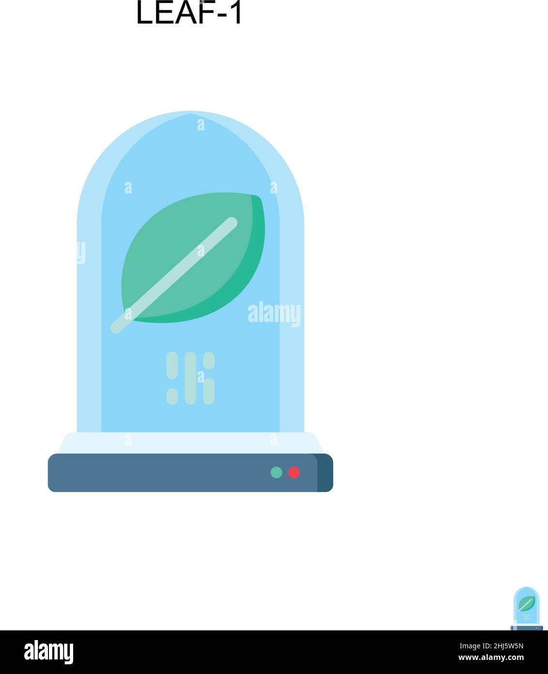 Icône de vecteur simple Leaf-1.Modèle de conception de symbole d'illustration pour élément d'interface utilisateur Web mobile. Illustration de Vecteur