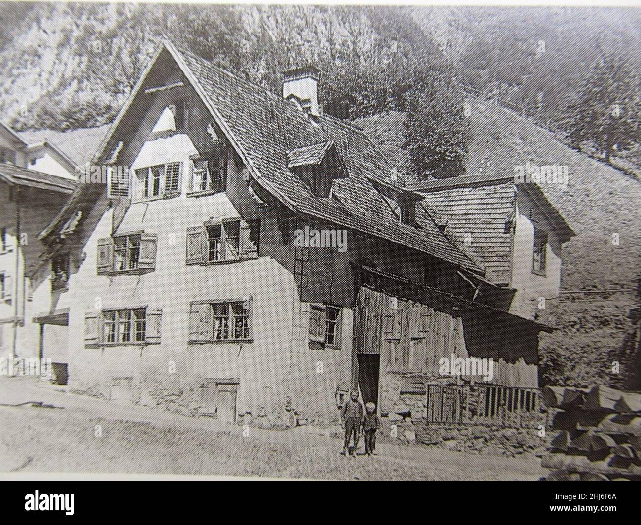 Suworow Haus Riedern GL 1900. Banque D'Images